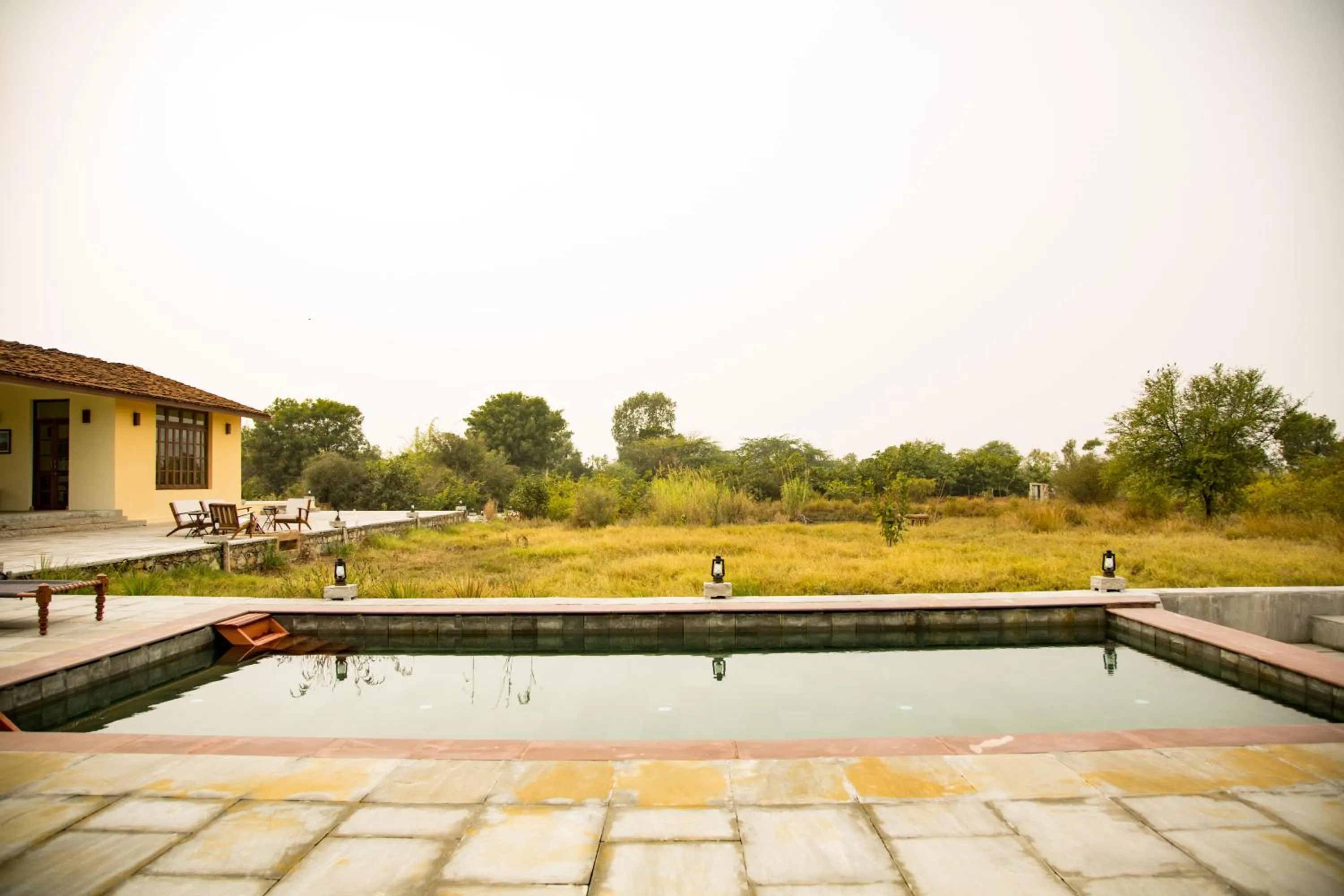 Swimming pool in Bijapur Lodge Jawai