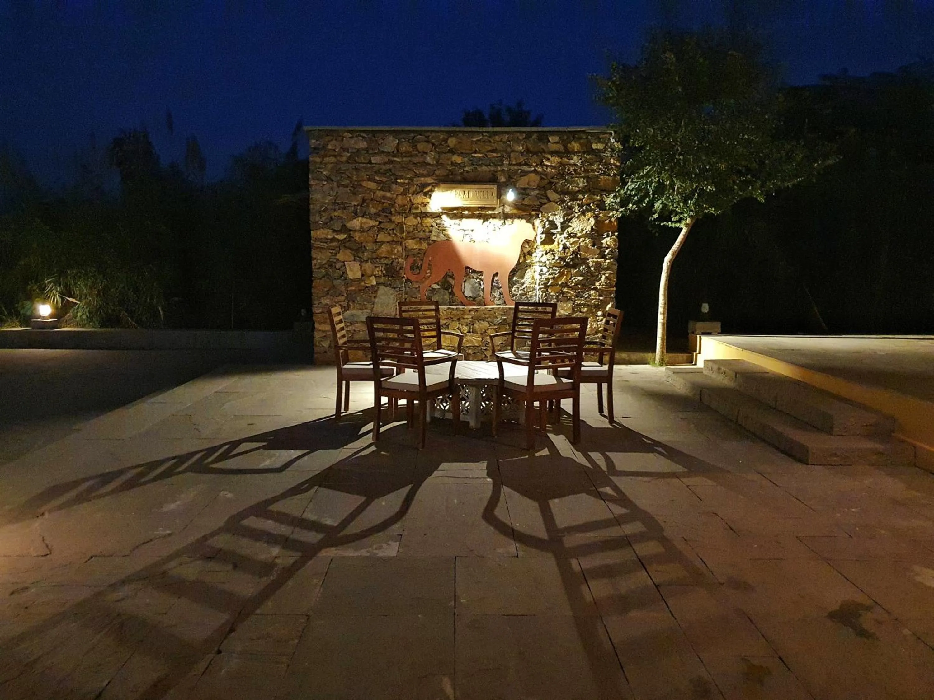 Patio in Bijapur Lodge Jawai