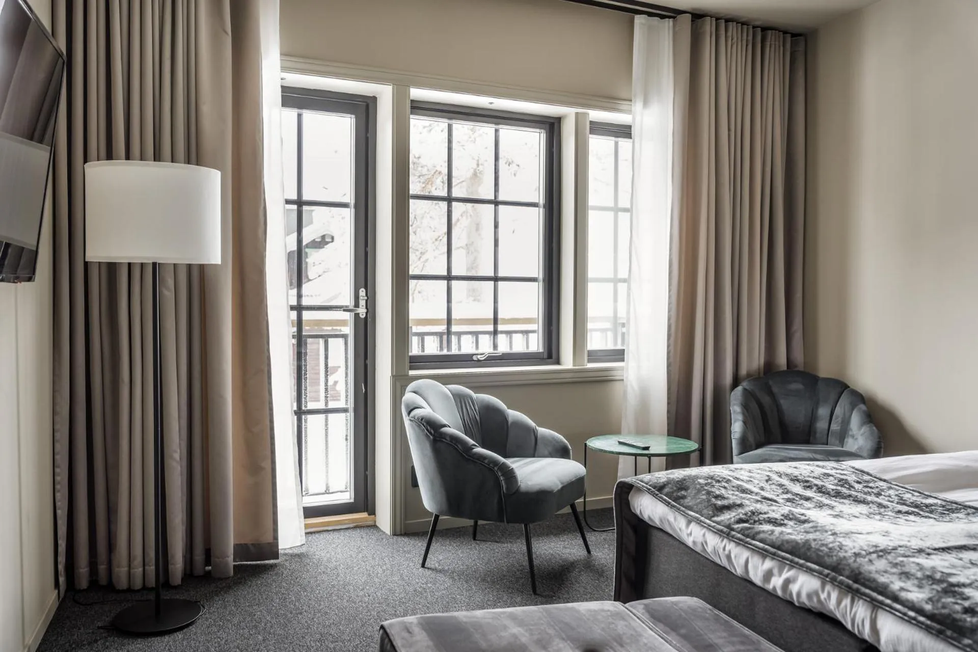 Bed in Hotell Viktors