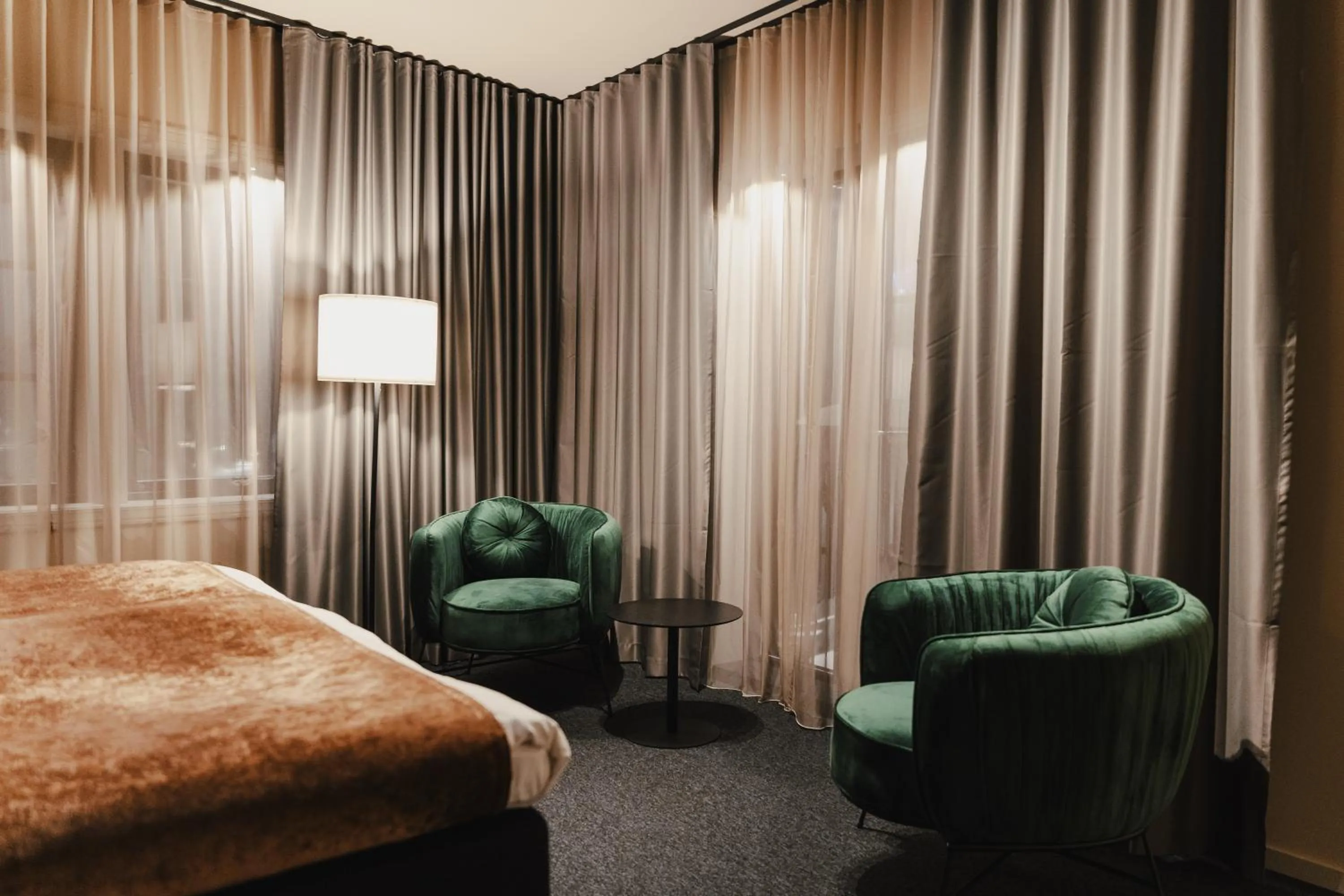 Bed in Hotell Viktors