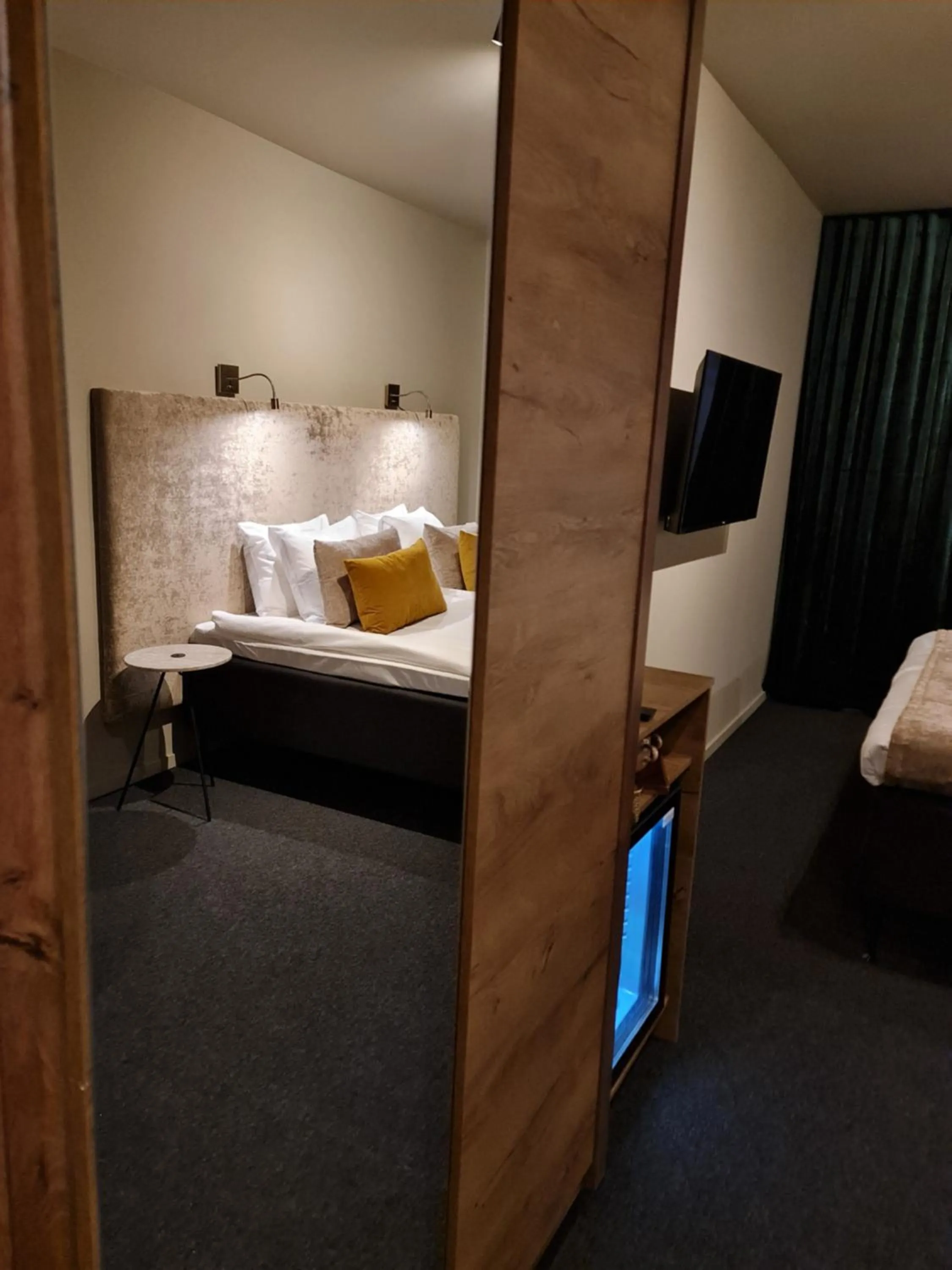 Bed in Hotell Viktors