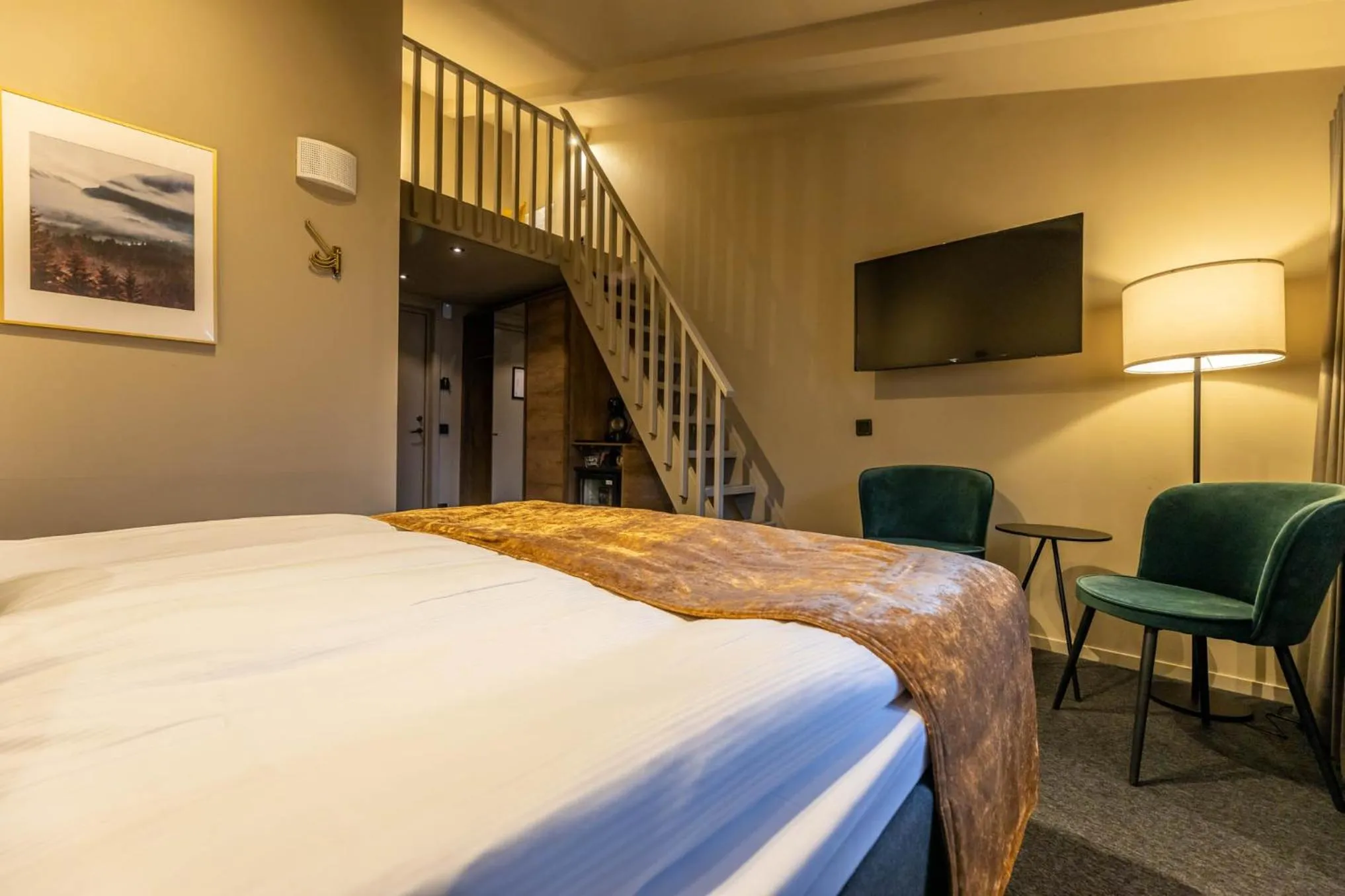 Bed in Hotell Viktors