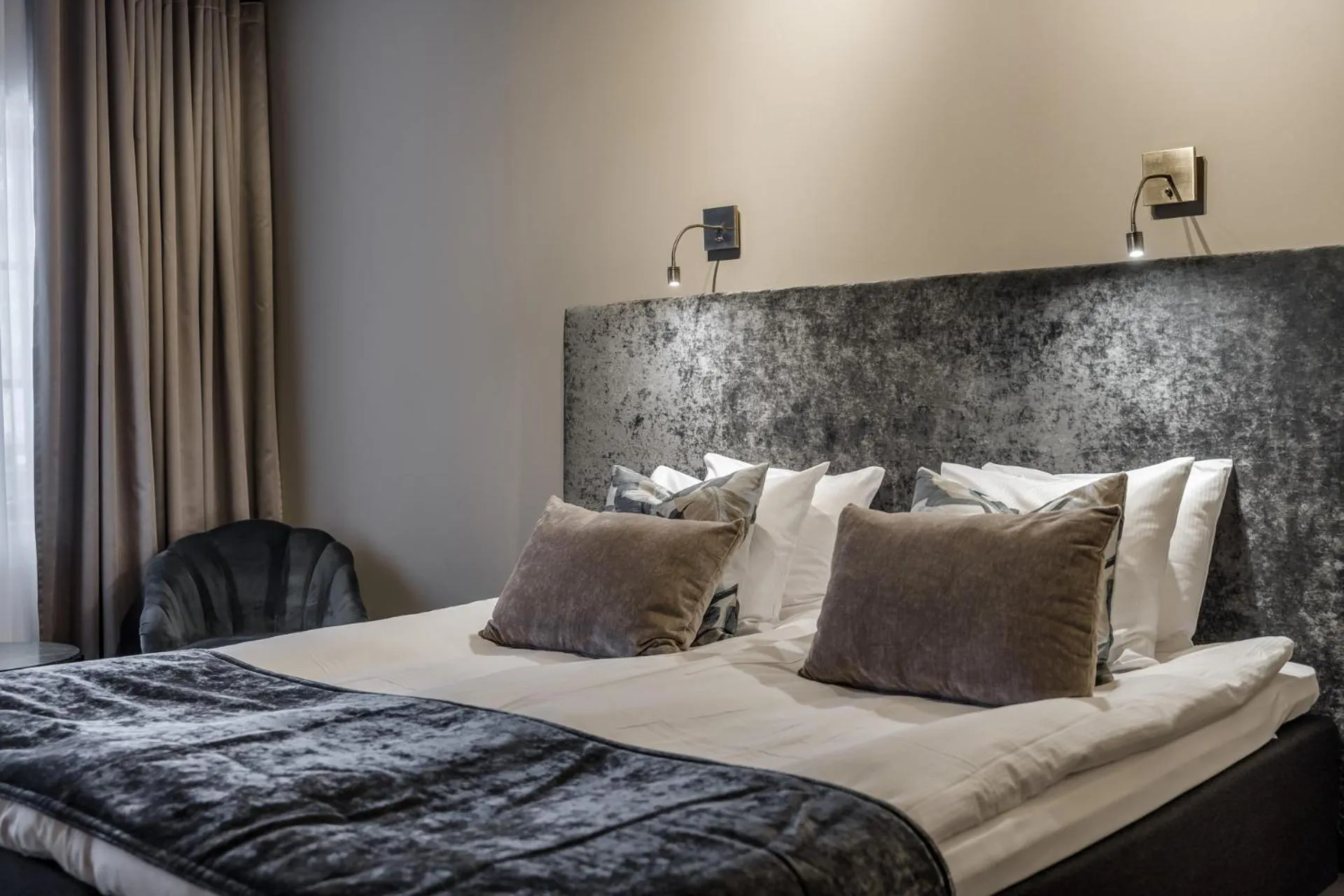 Bed in Hotell Viktors