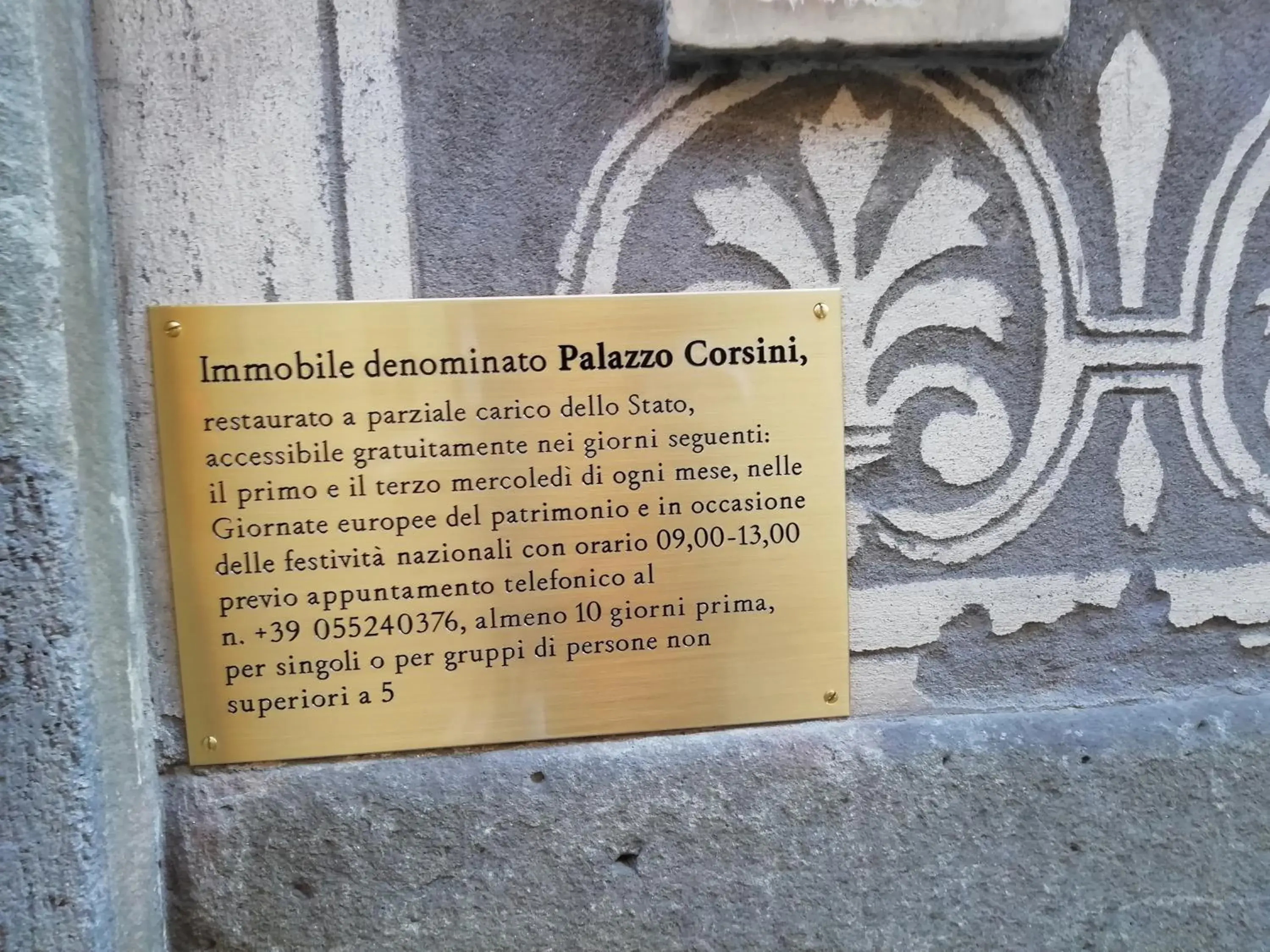 Property building in Corsini Tintori Property building in Corsini Tintori