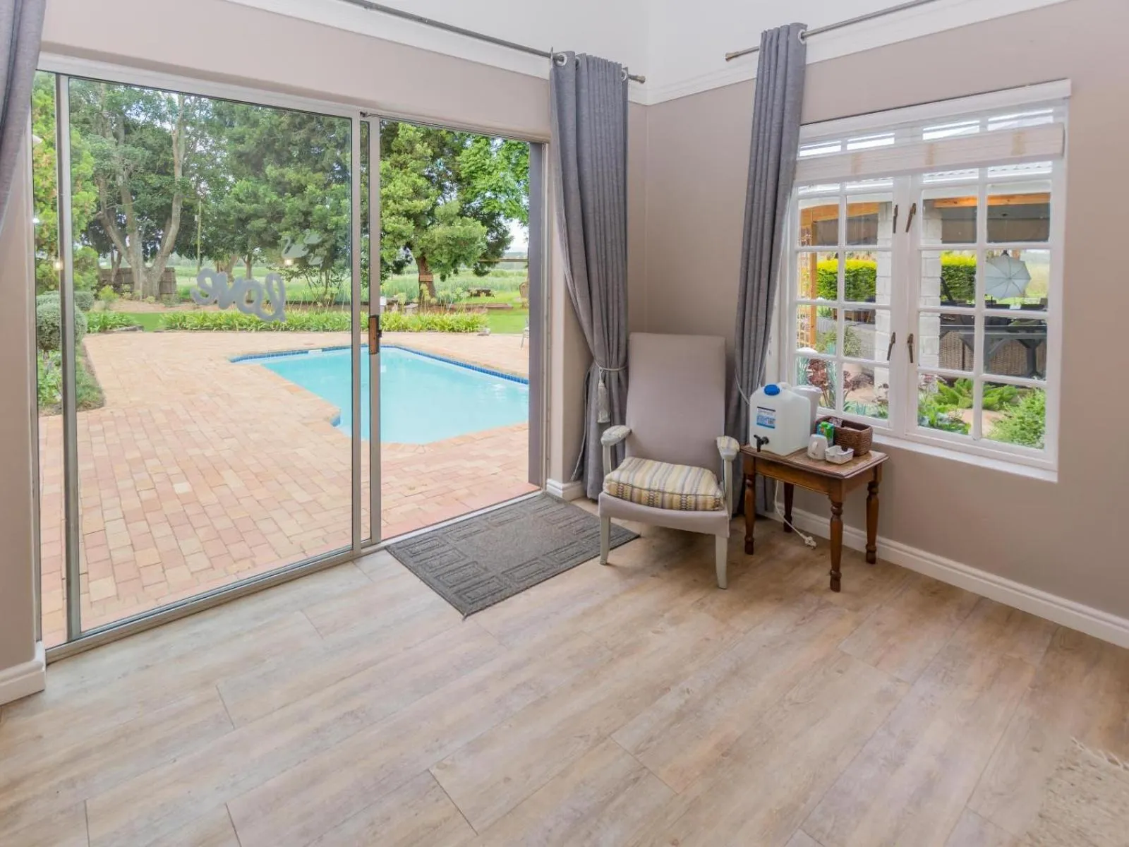 Pool view in Chicane Bed and Breakfast