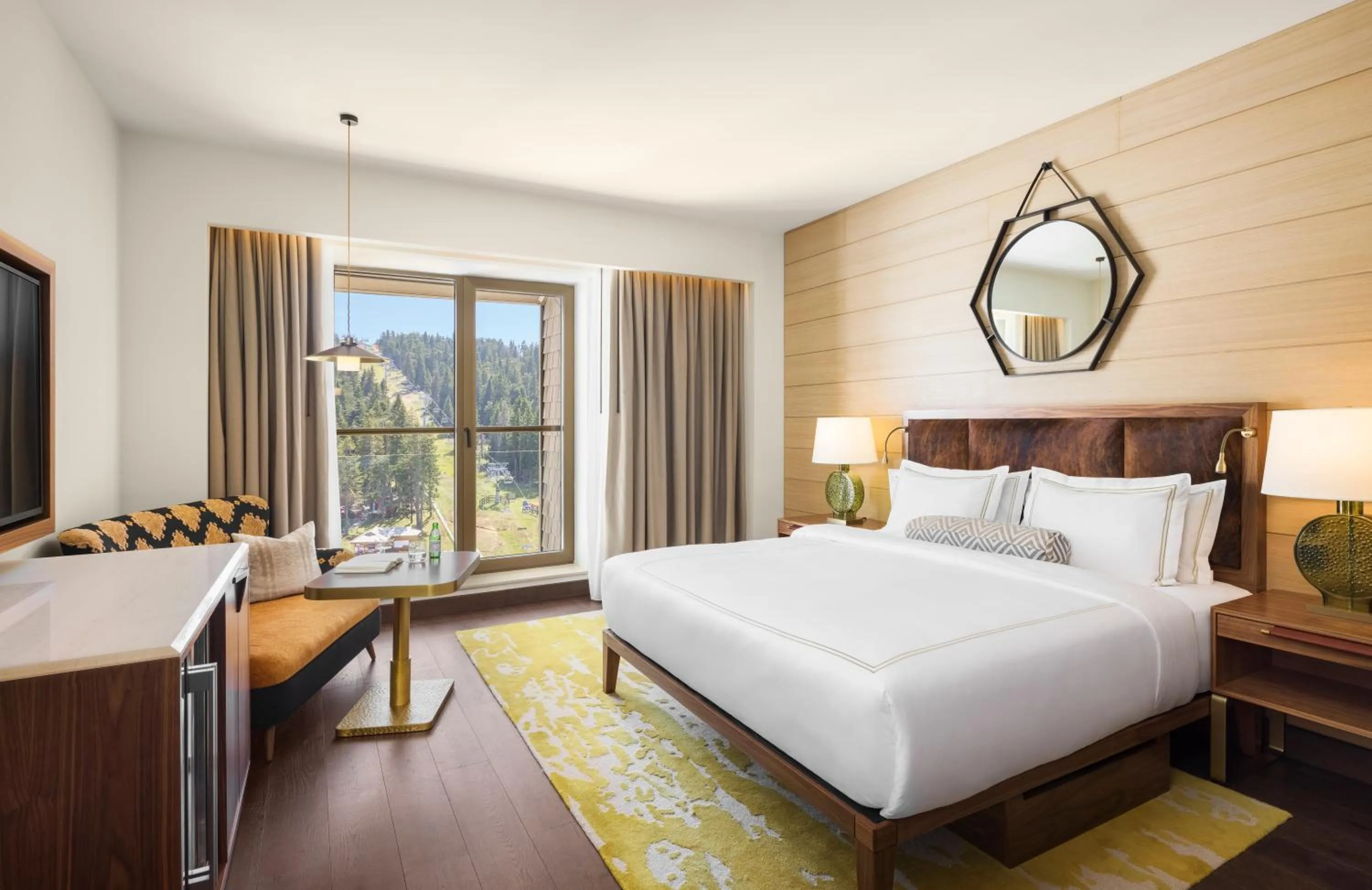 Balcony/Terrace, Bed in Viceroy Kopaonik Resort & Spa