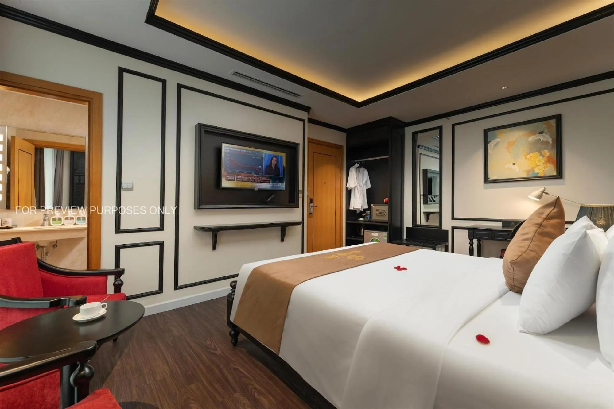 Bed in HALO HANOI HOTEL