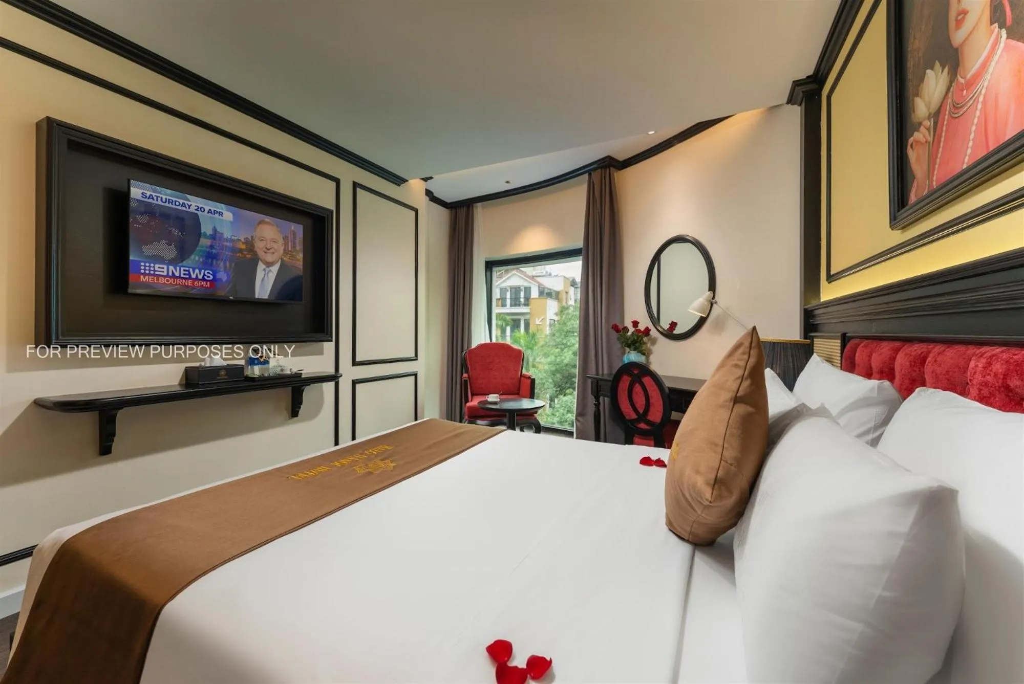 Bed in HALO HANOI HOTEL