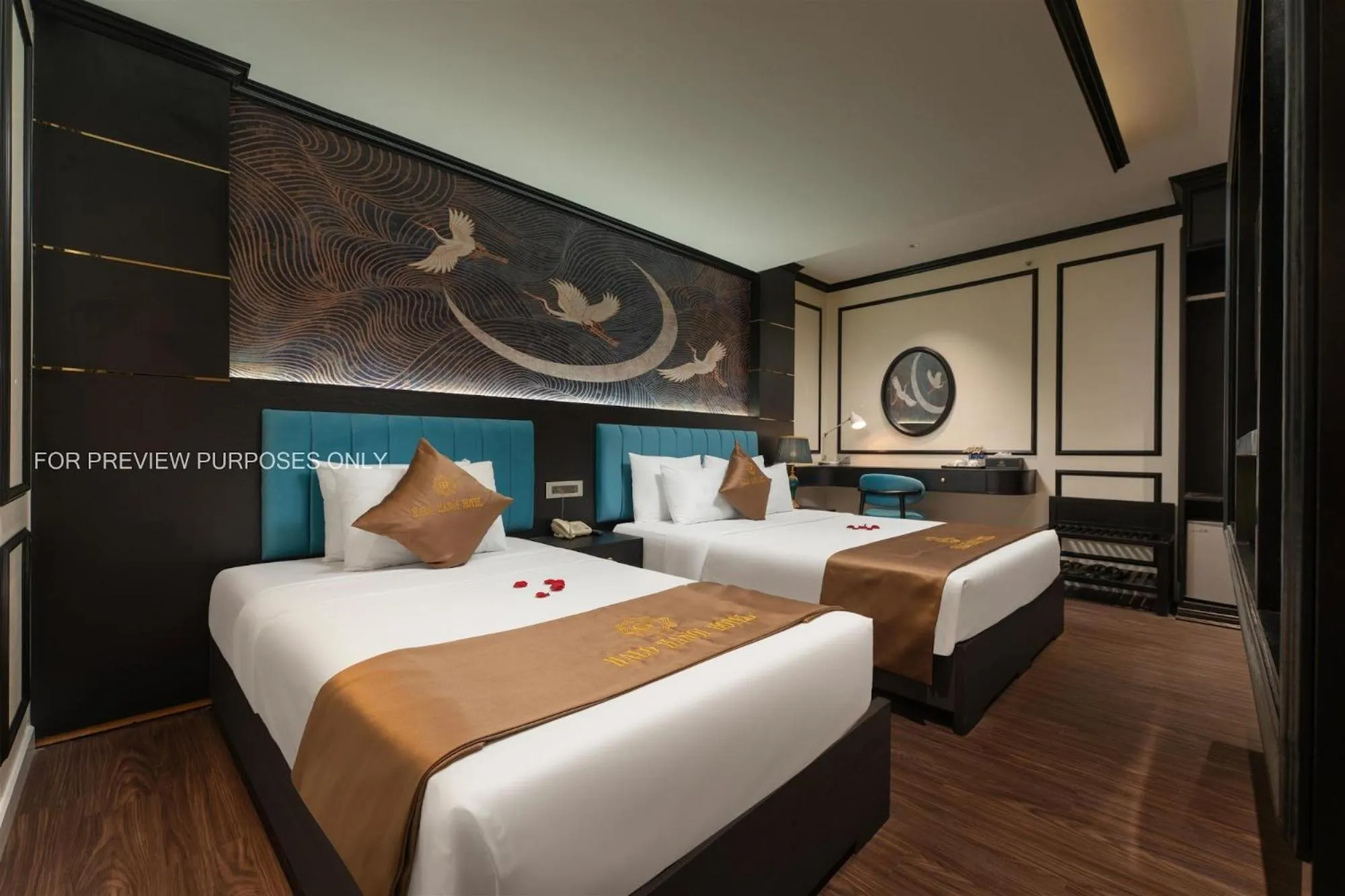 Bed in HALO HANOI HOTEL