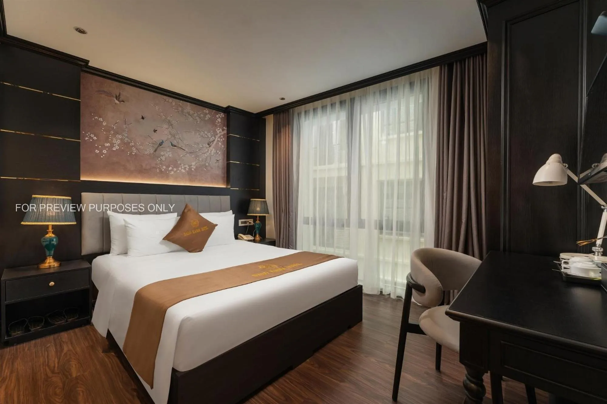 Bed in HALO HANOI HOTEL