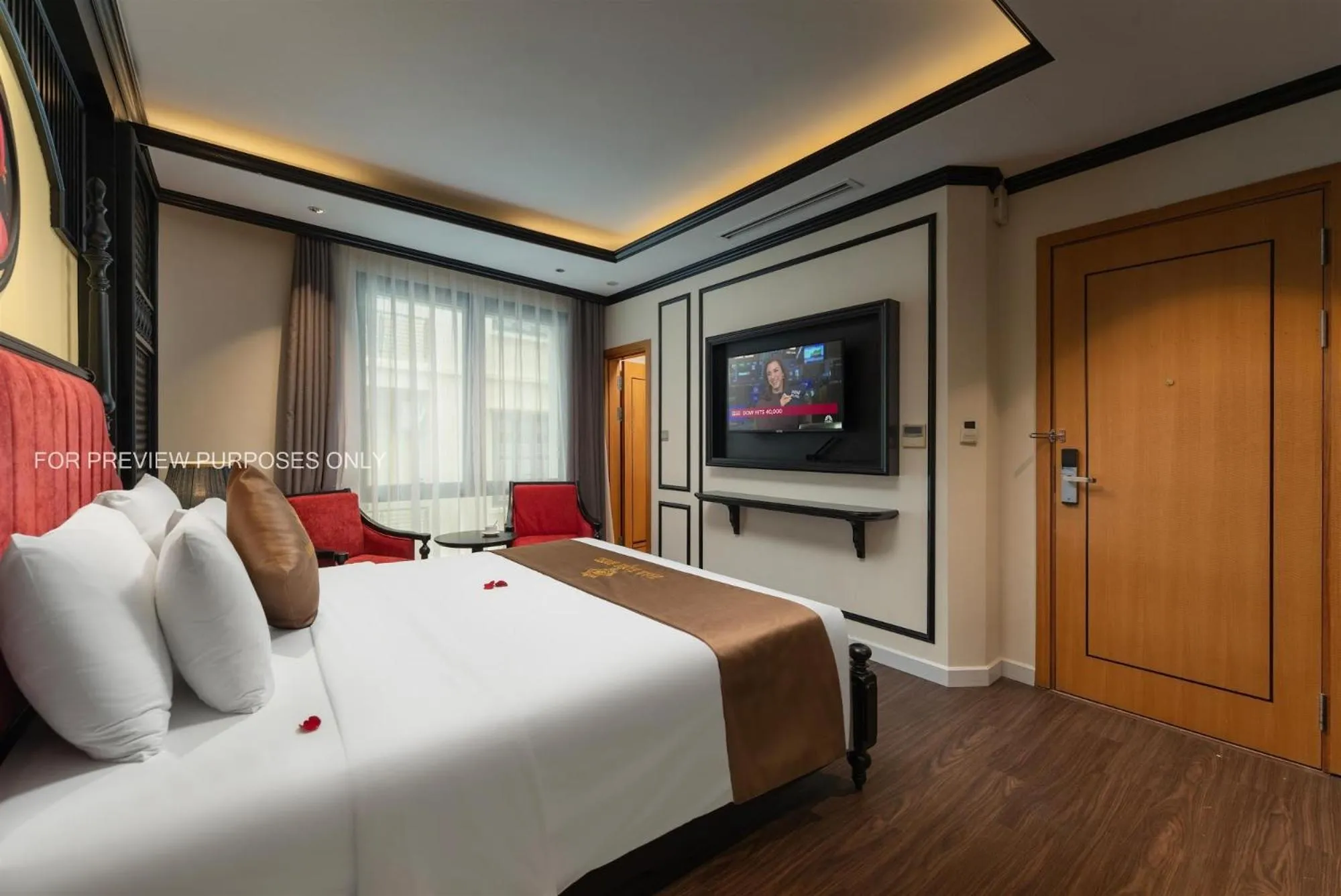 Bed in HALO HANOI HOTEL