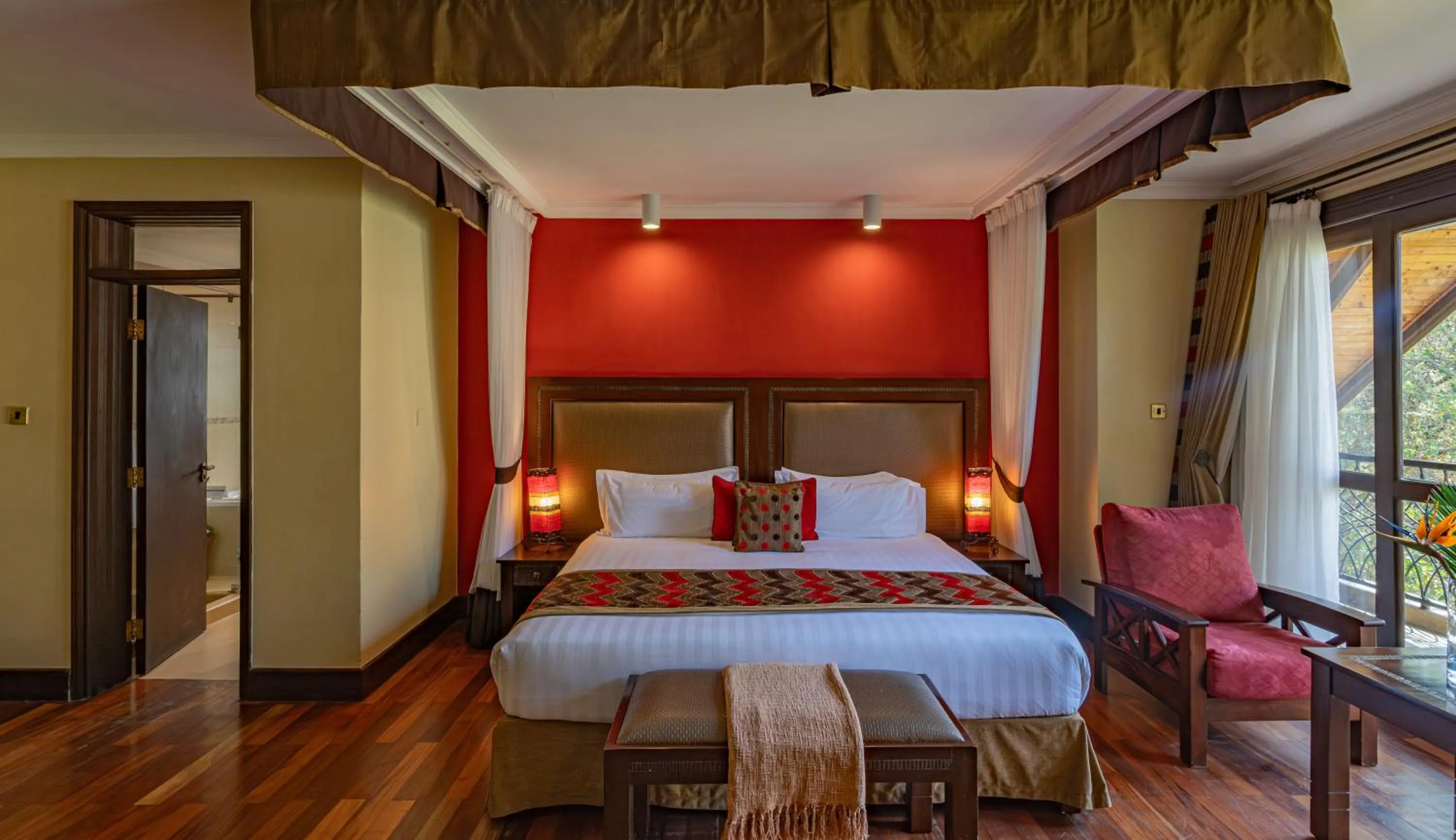 Bed in Enashipai Resort & Spa