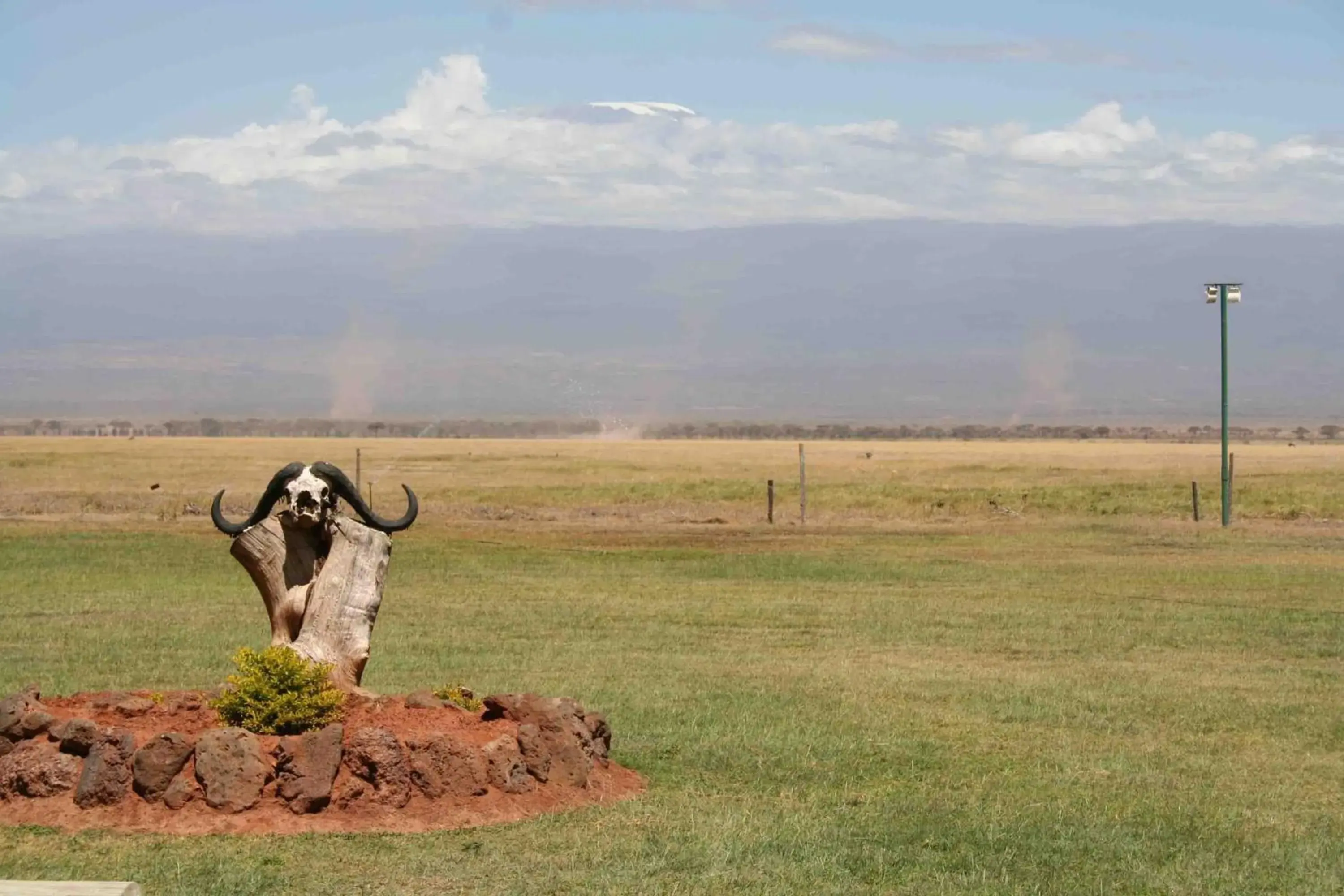 Mountain view in Ol Tukai Lodge Amboseli Mountain view in Ol Tukai Lodge Amboseli