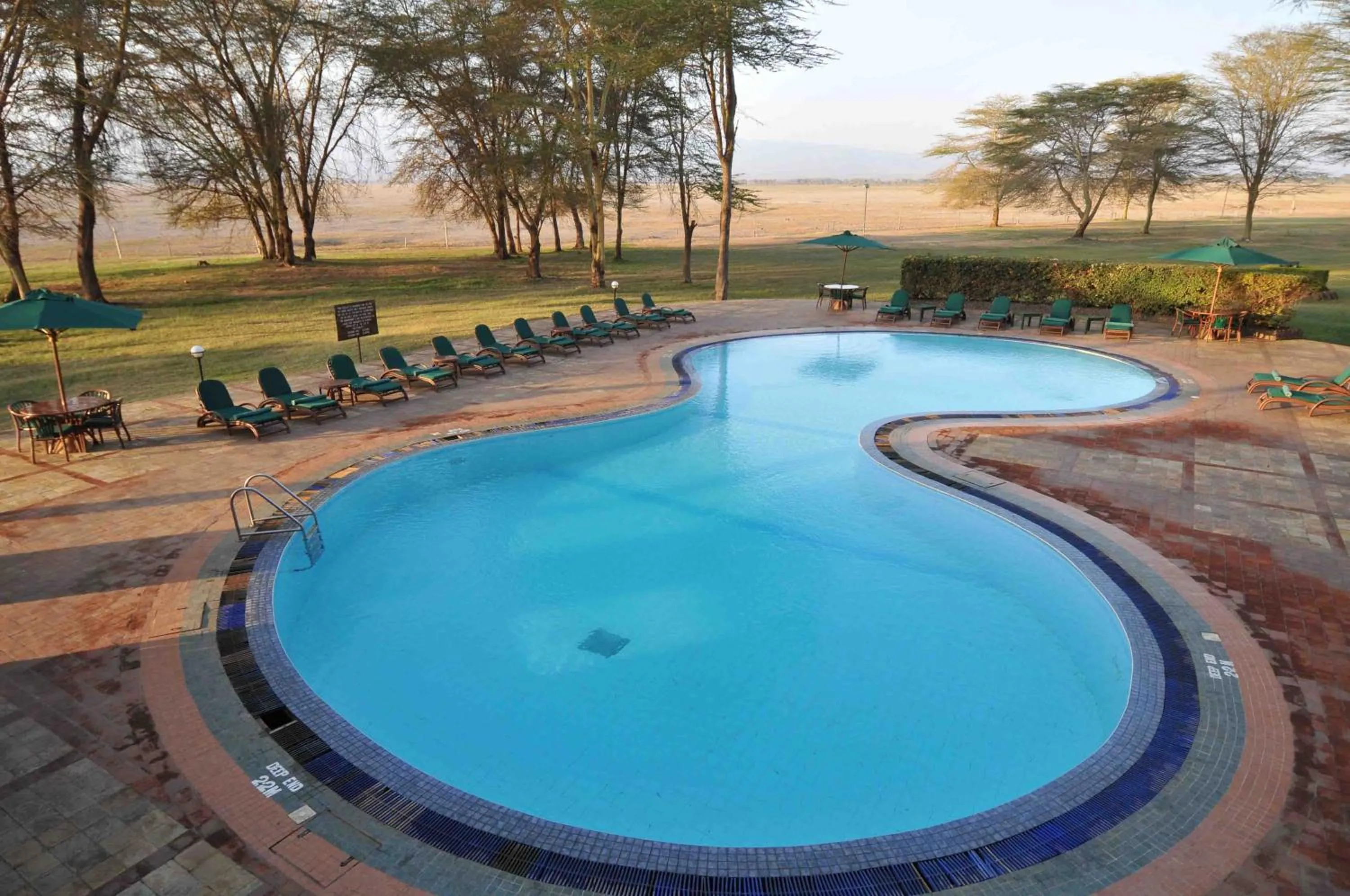 Swimming pool in Ol Tukai Lodge Amboseli