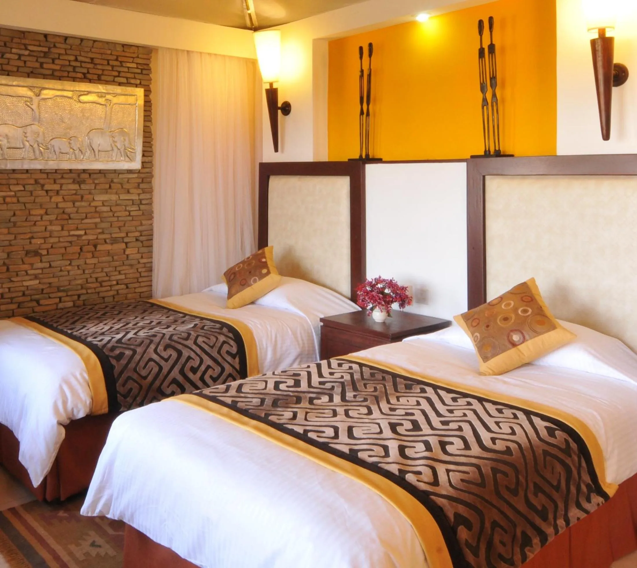 Bed in Ol Tukai Lodge Amboseli