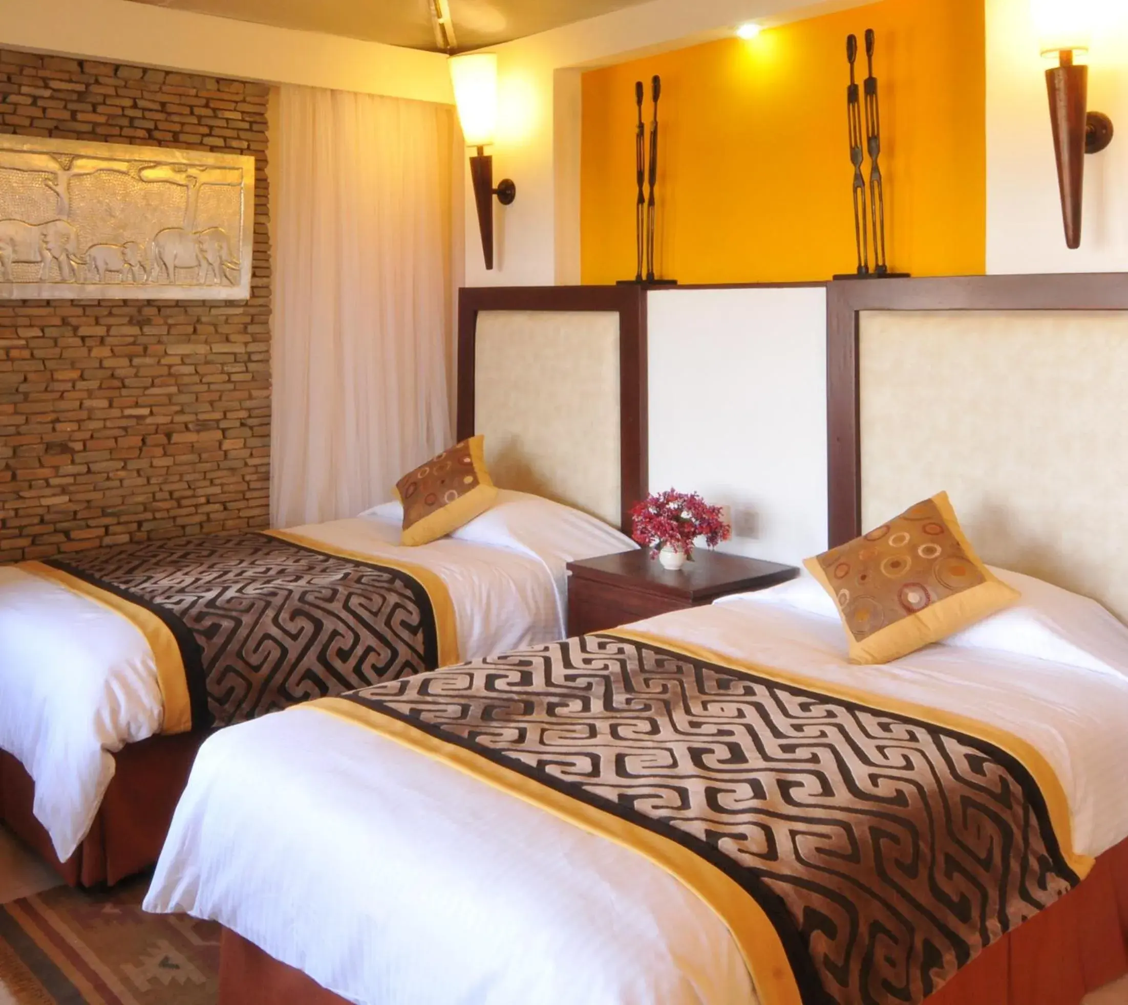 Bed in Ol Tukai Lodge Amboseli Bed in Ol Tukai Lodge Amboseli