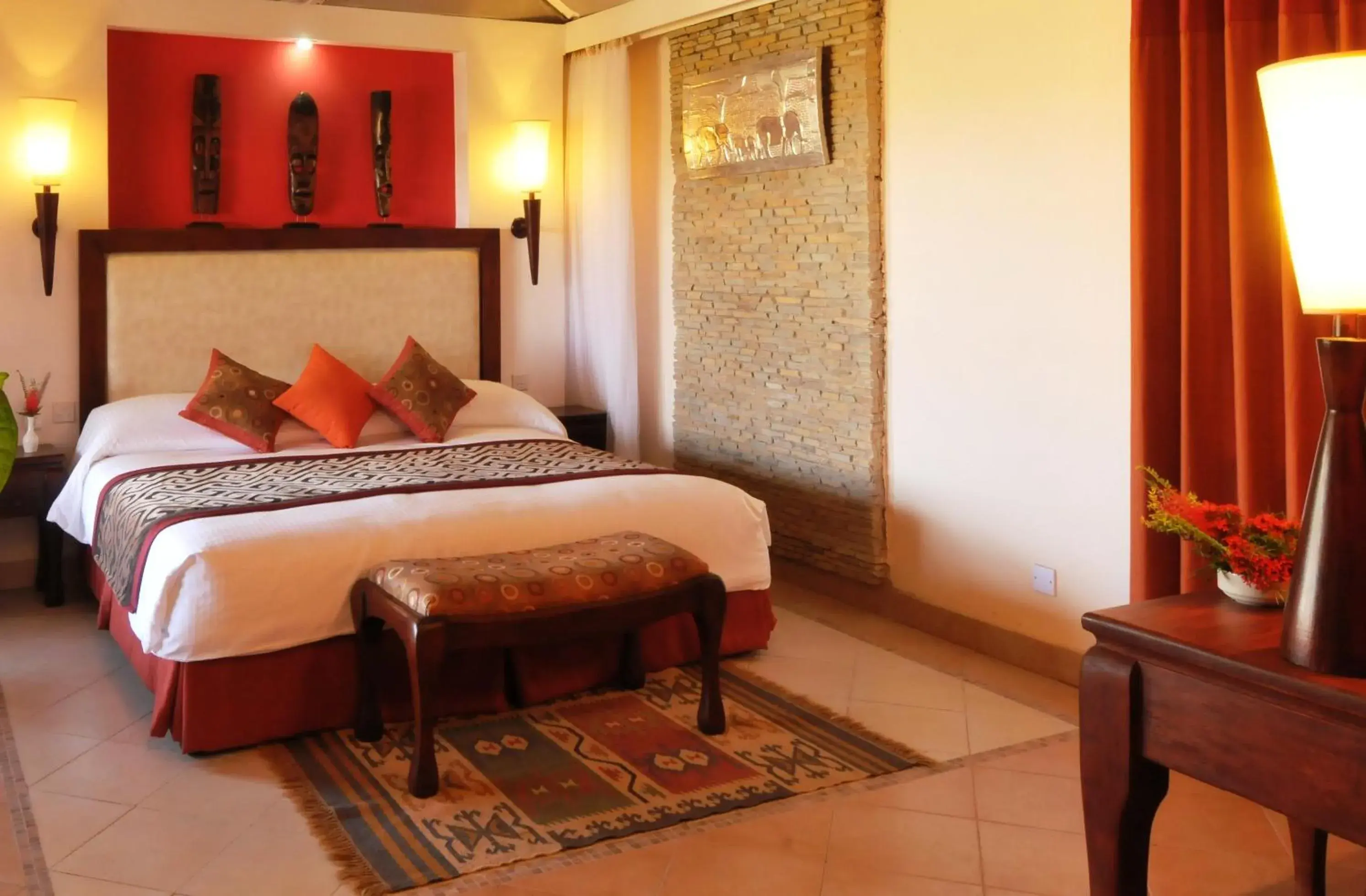 Bed in Ol Tukai Lodge Amboseli Bed in Ol Tukai Lodge Amboseli