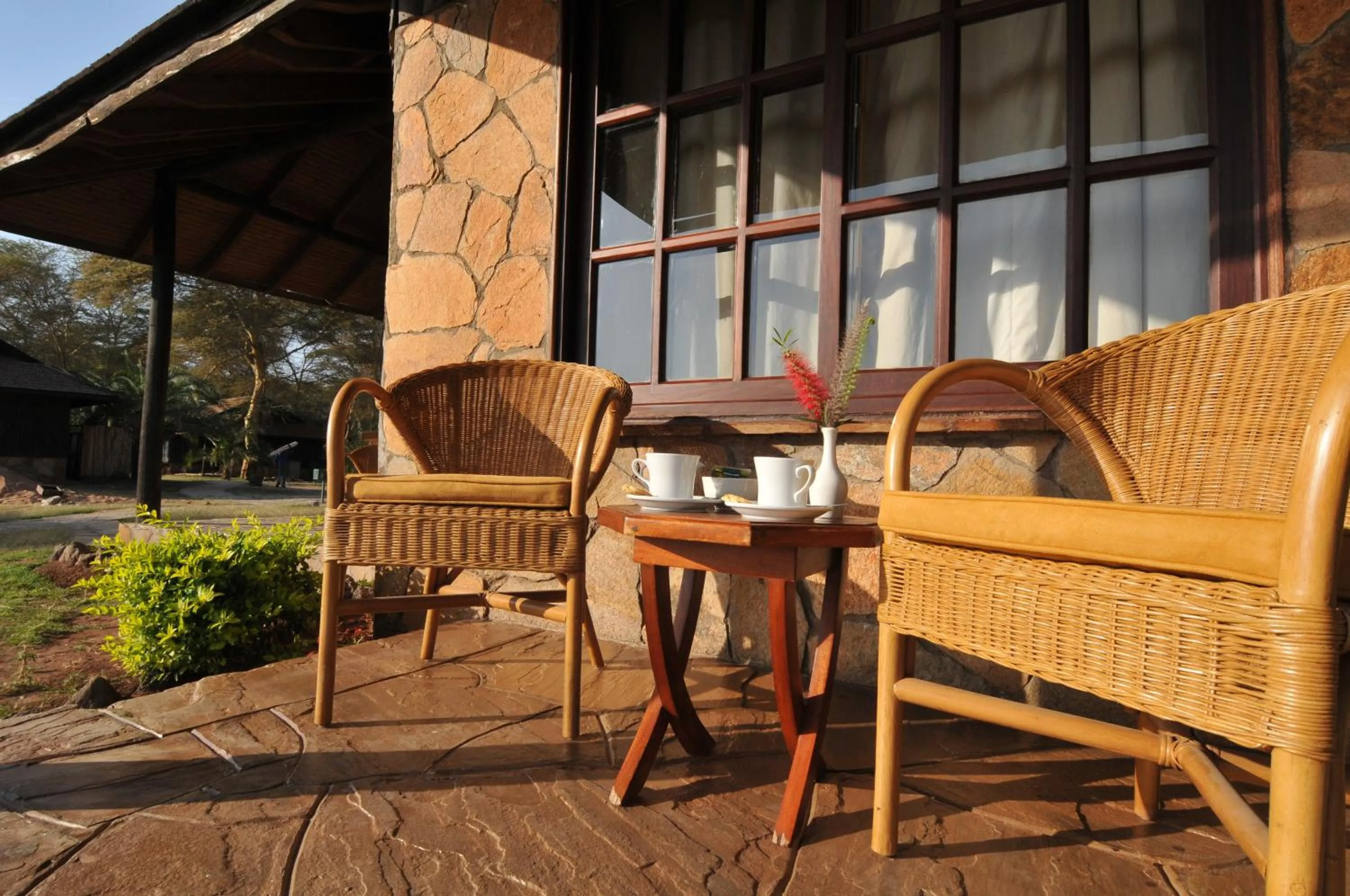Balcony/Terrace in Ol Tukai Lodge Amboseli