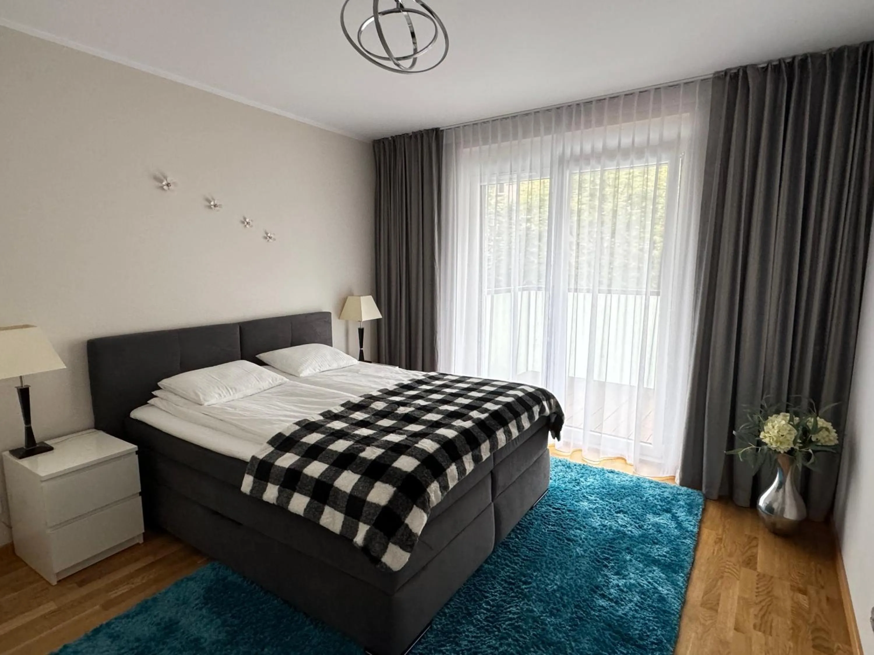 Bed in River Deluxe Atal Towers Apartment