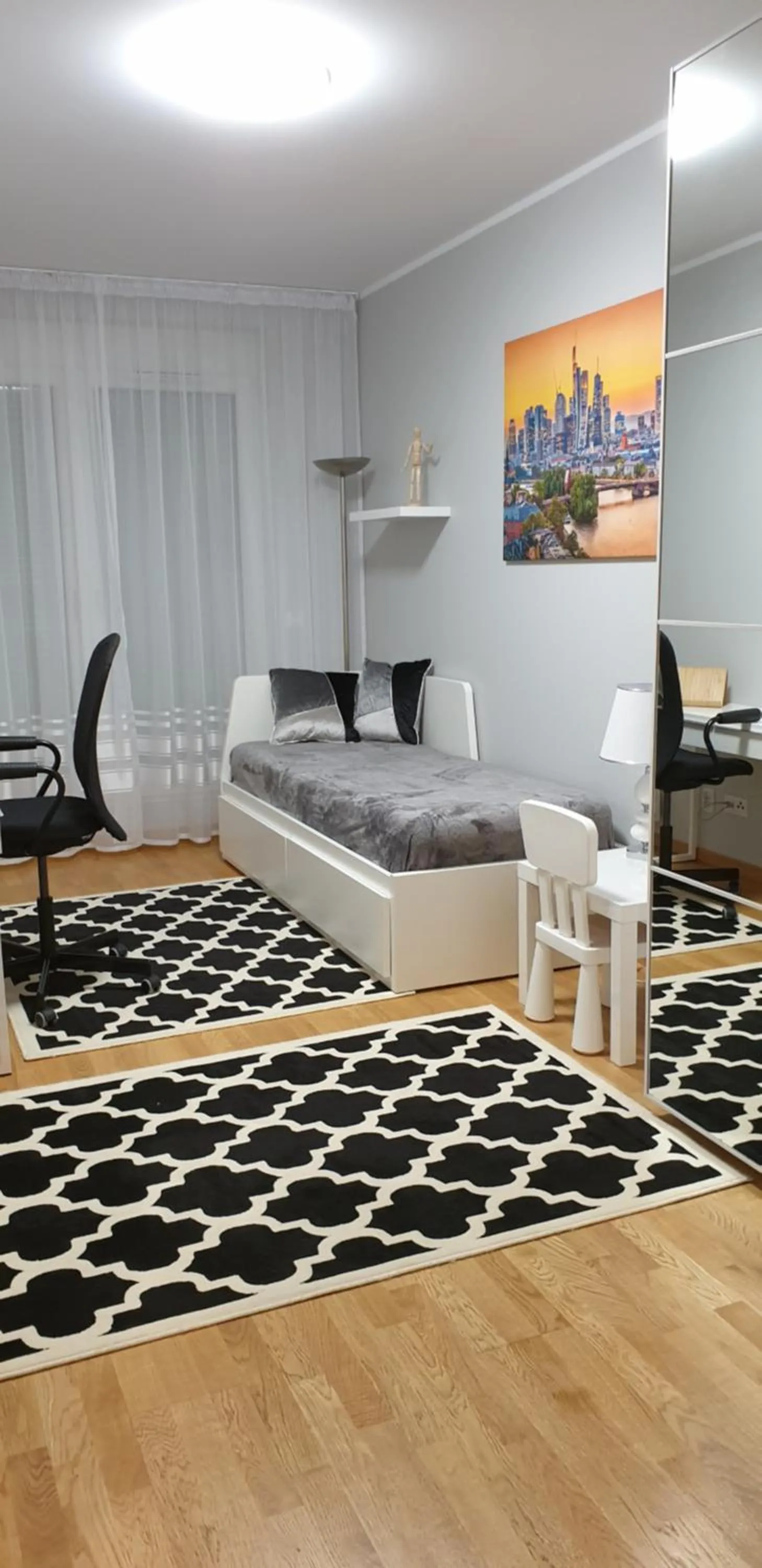 Bed in River Deluxe Atal Towers Apartment