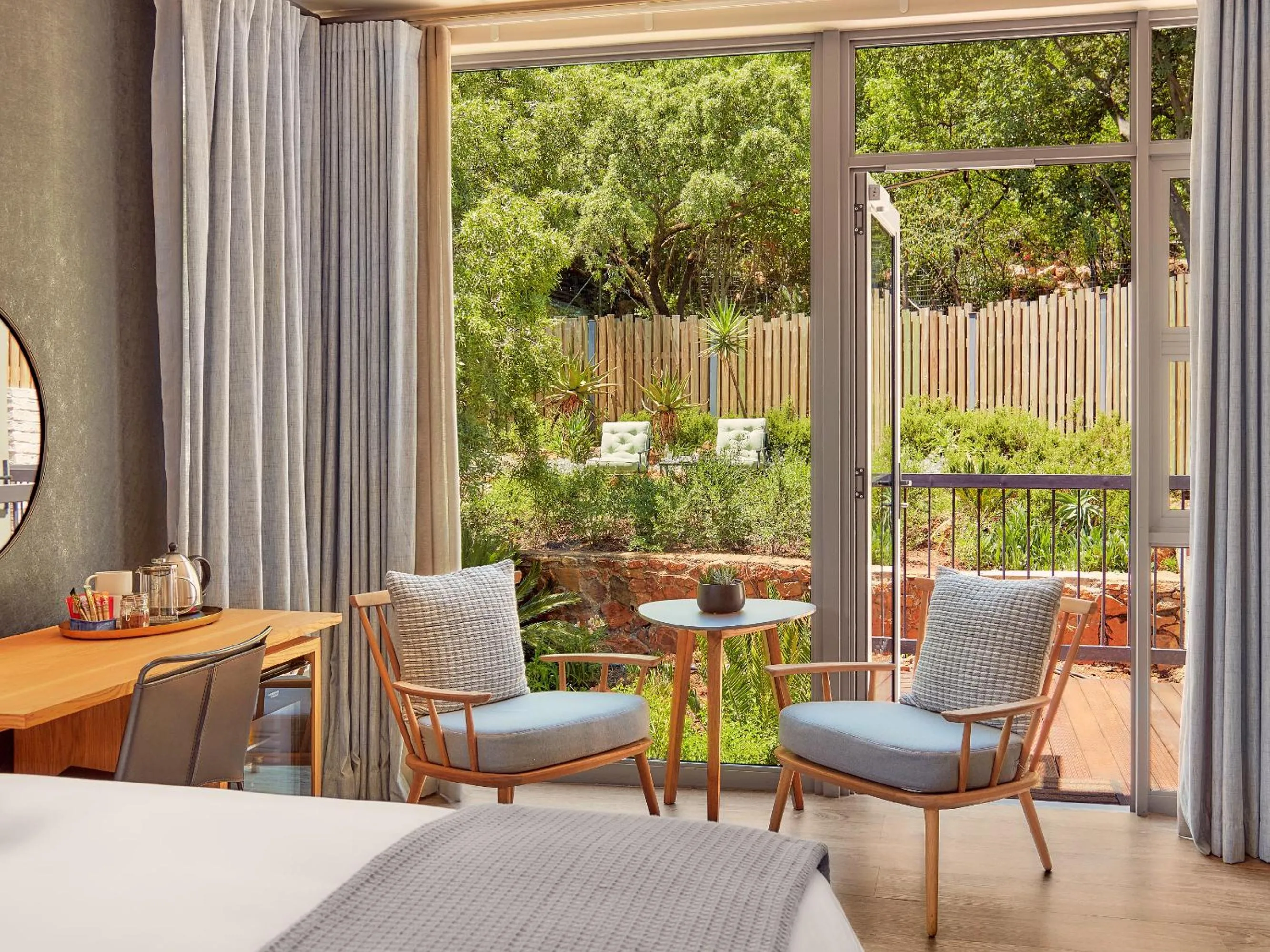 Seating area in The Cliffside Boutique Getaway