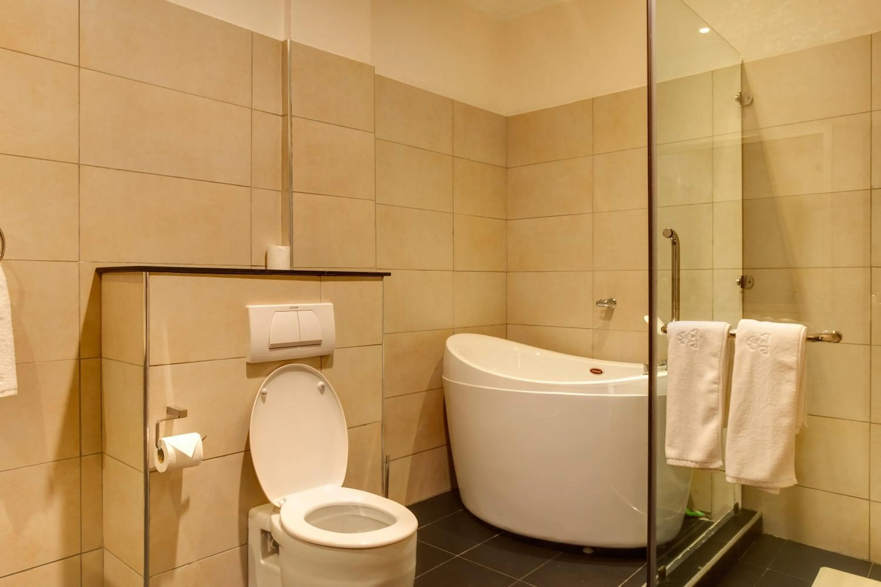 Bathroom in Alba Hotel Meru