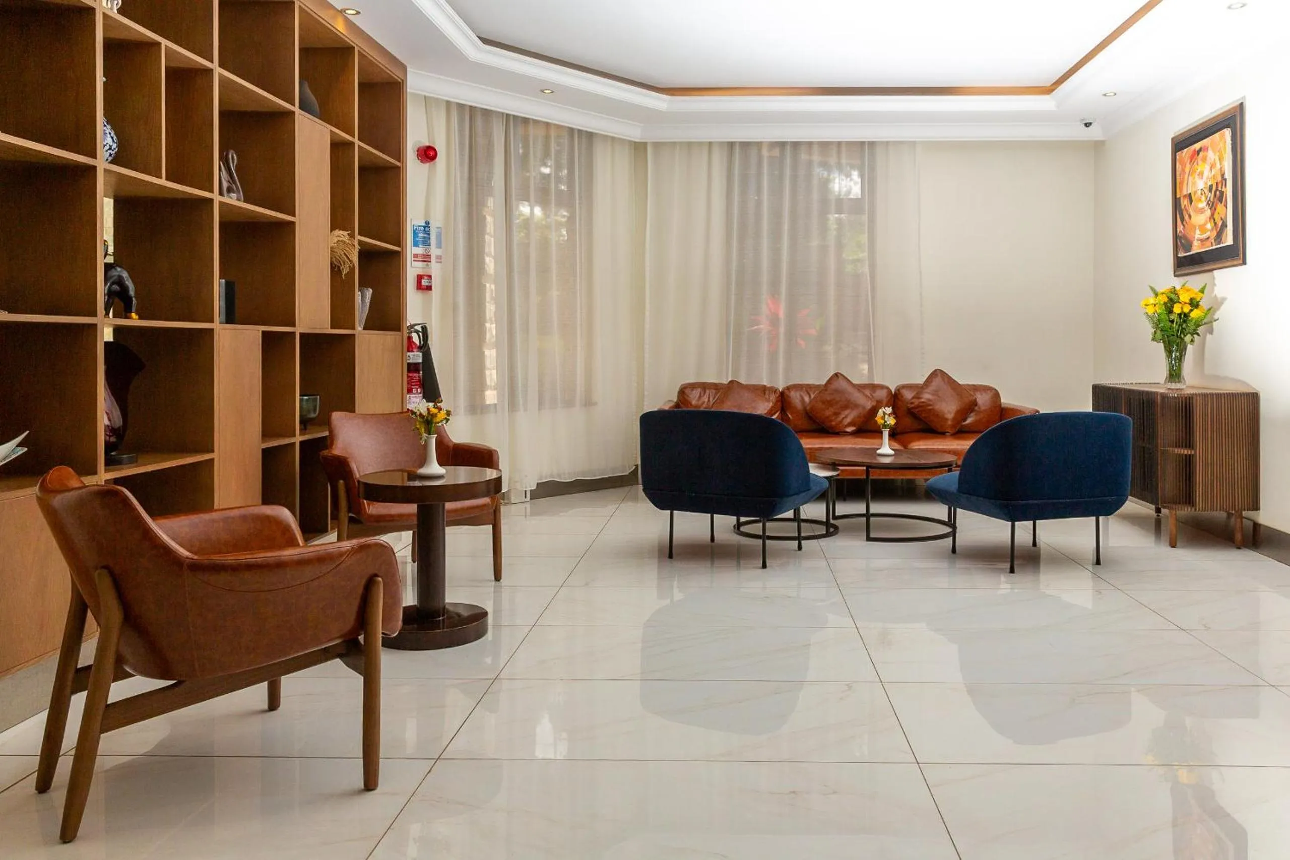 Lobby or reception in Alba Hotel Meru