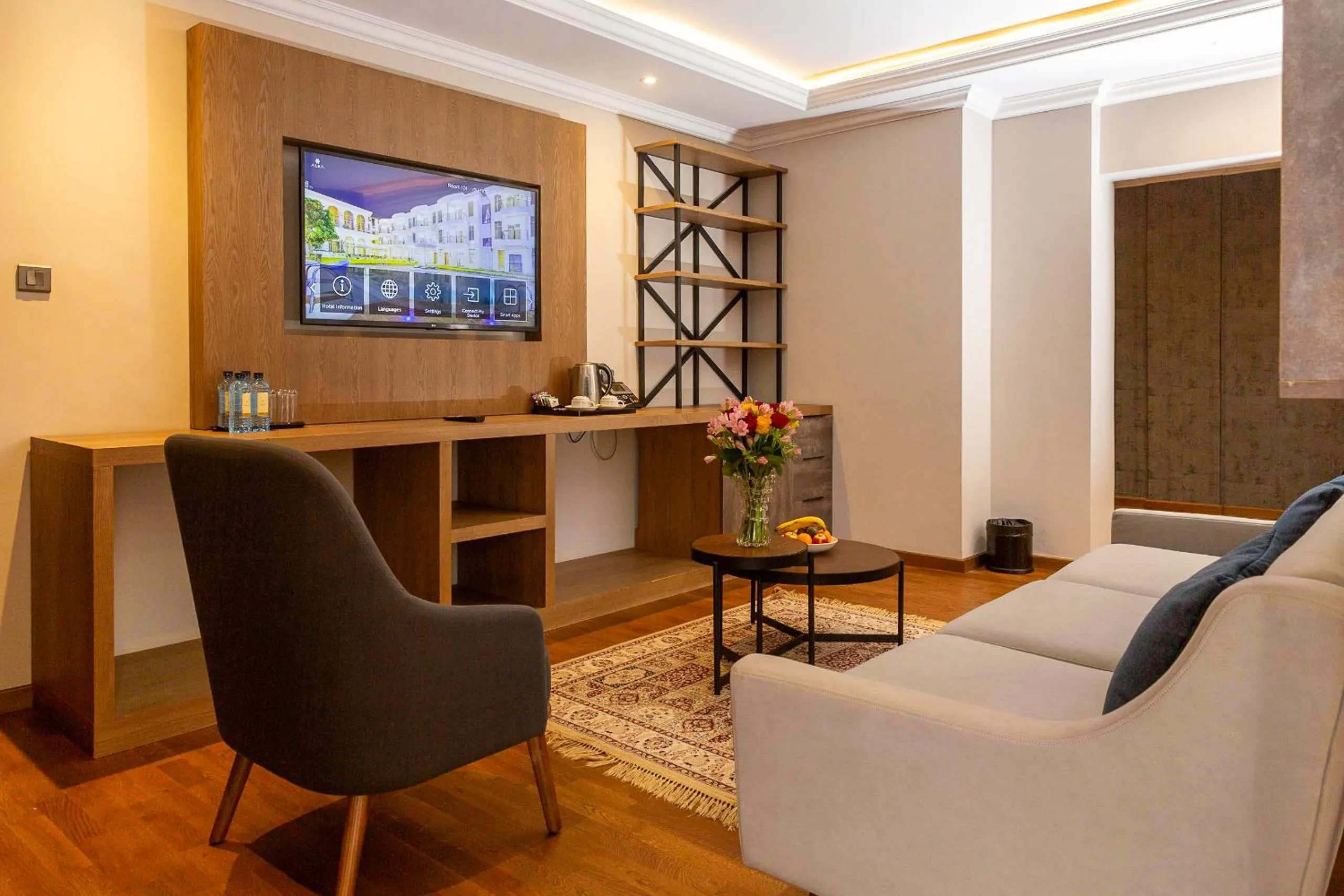 Living room in Alba Hotel Meru