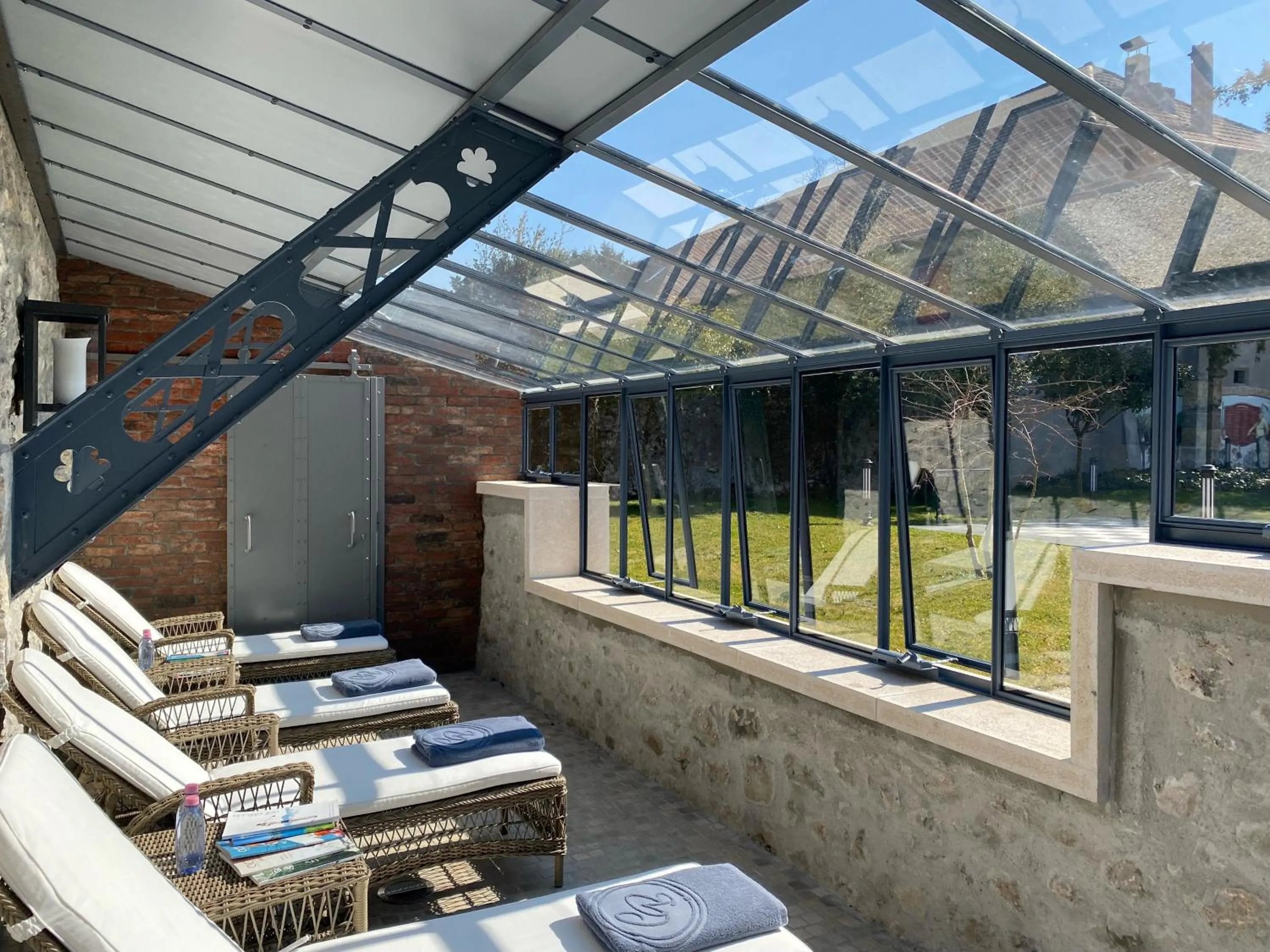 Solarium in Château Brachet