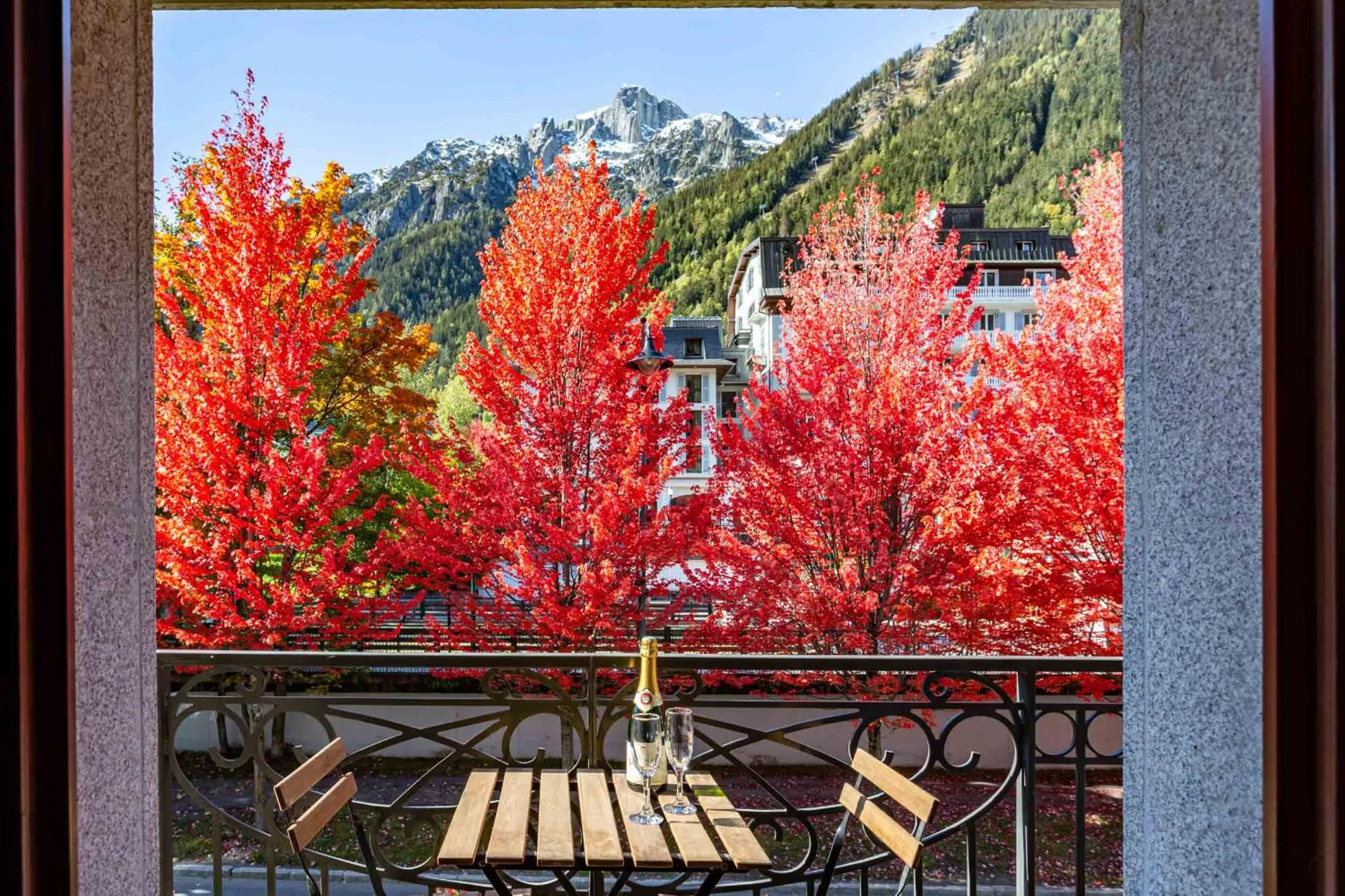 Balcony/Terrace in Le Paradis 25 Apartment - Chamonix All Year