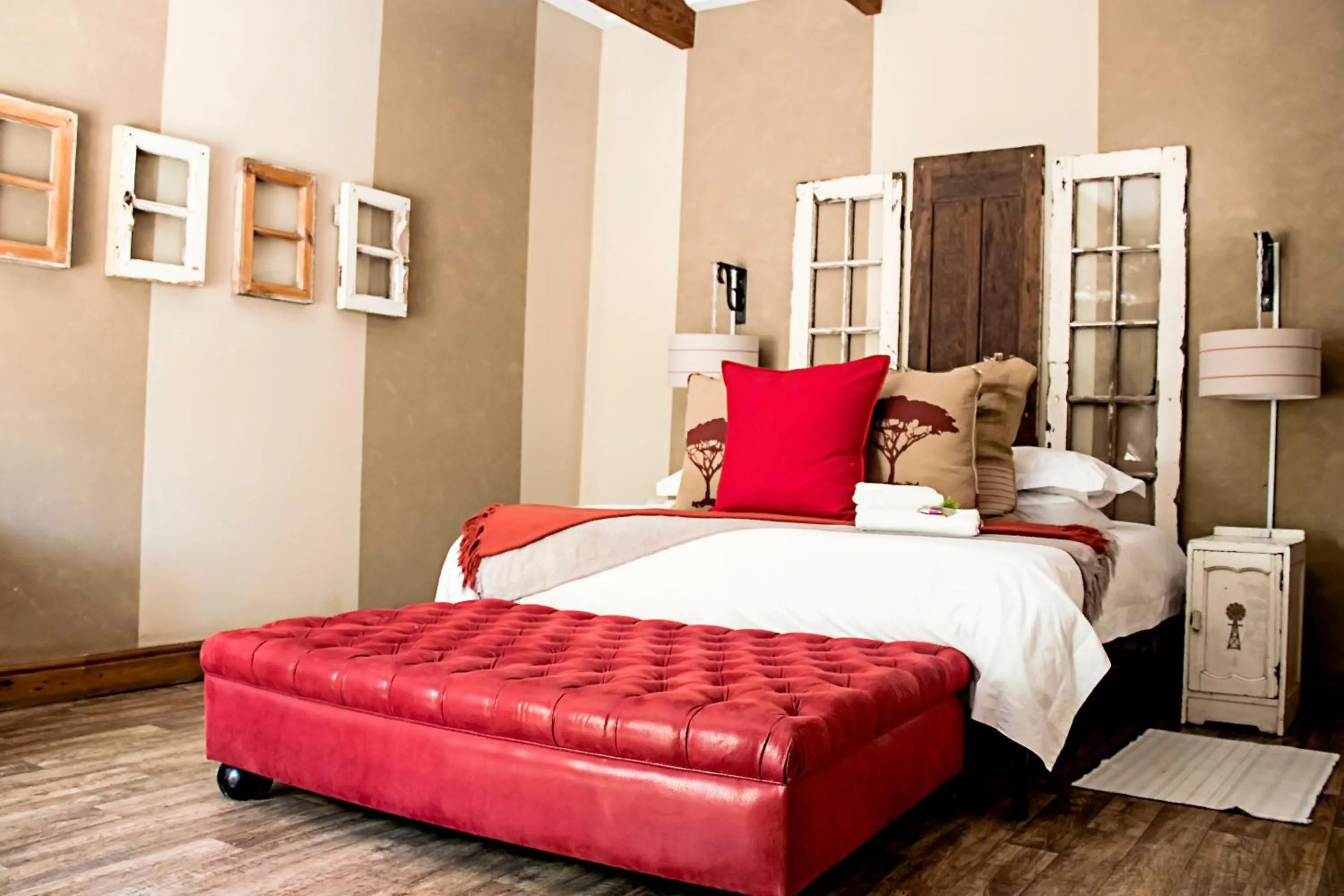 Bed in Cape Karoo Guesthouse