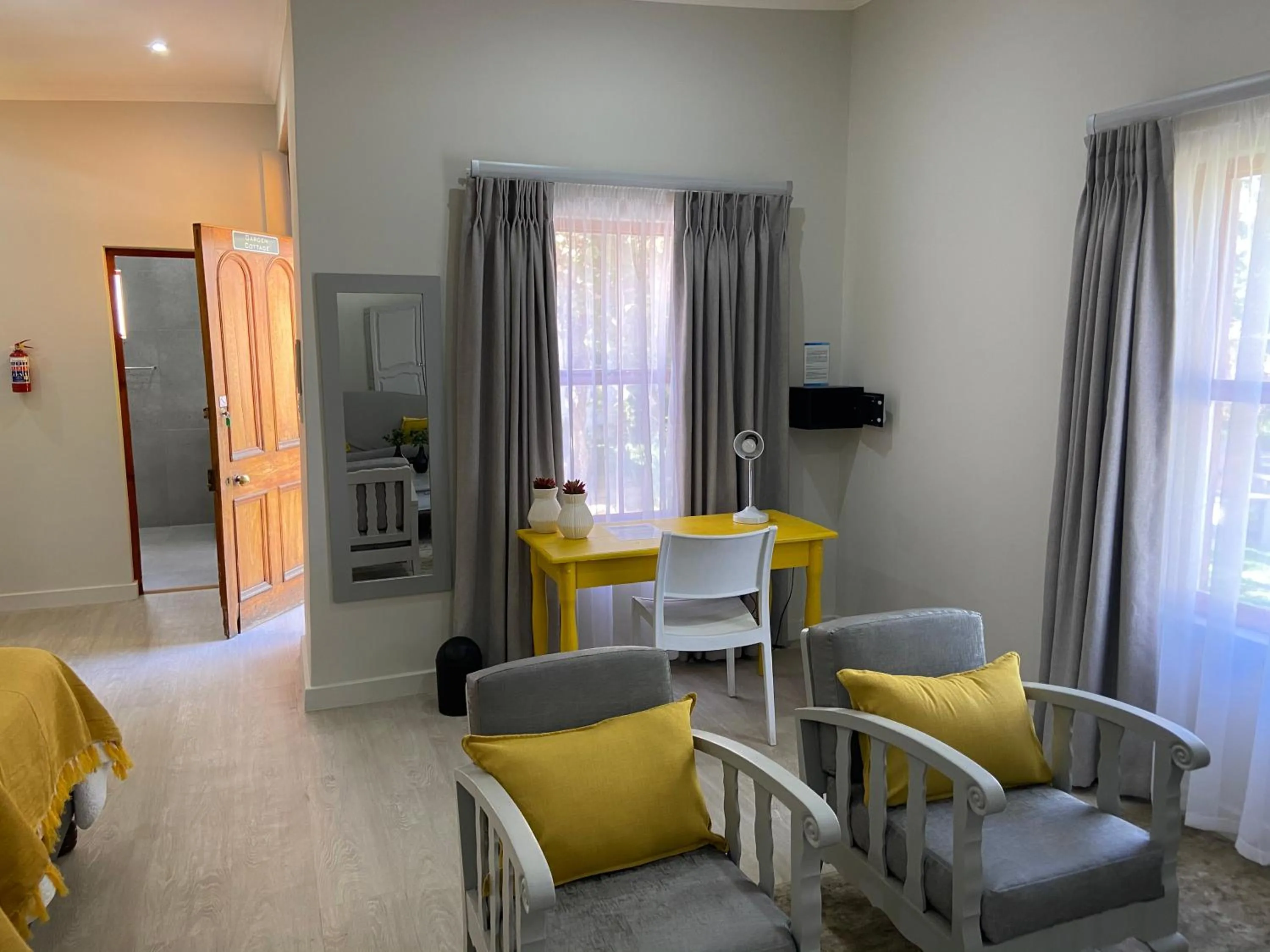 Seating area in Cape Karoo Guesthouse