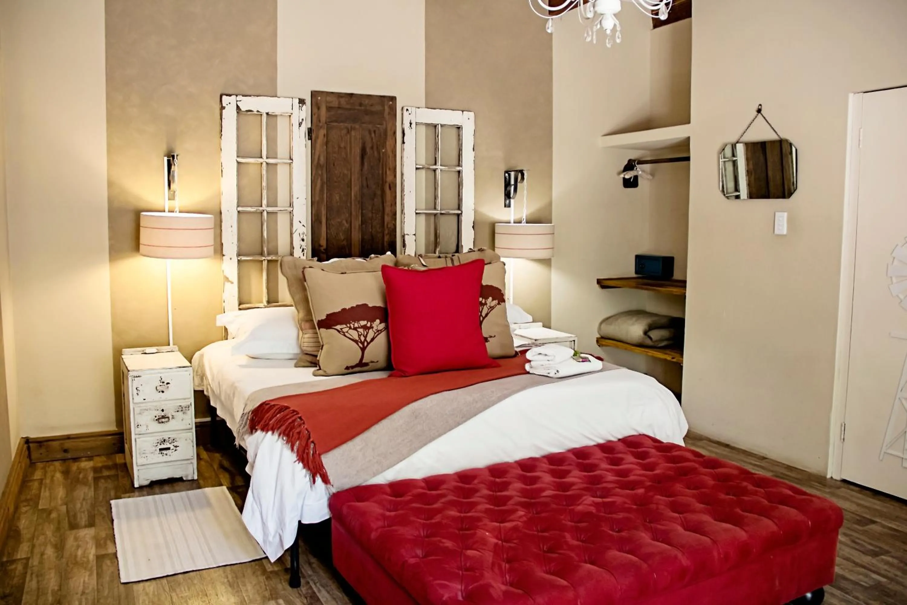 Bed in Cape Karoo Guesthouse