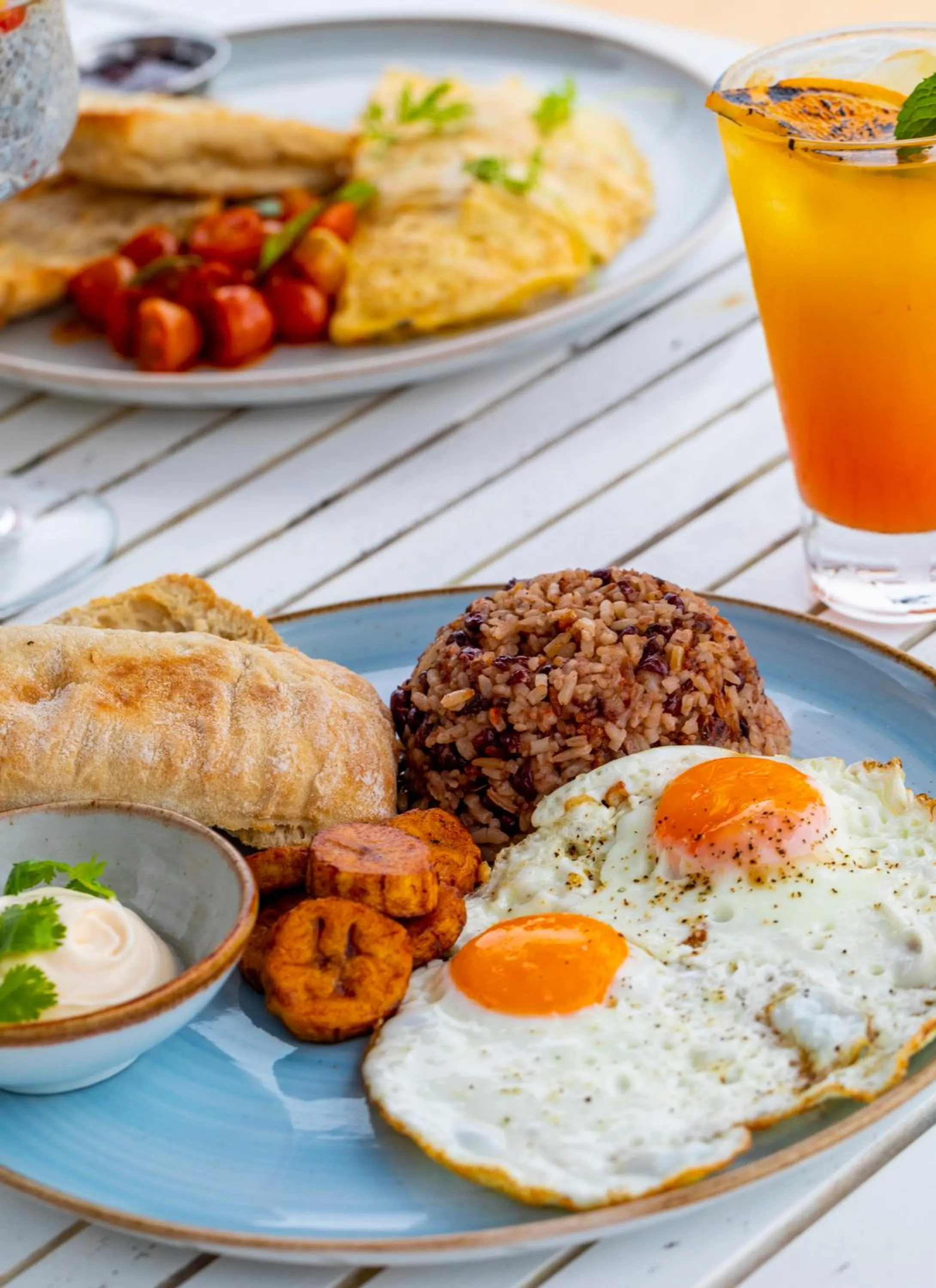 Breakfast in Amaka Ocean Living Lodge