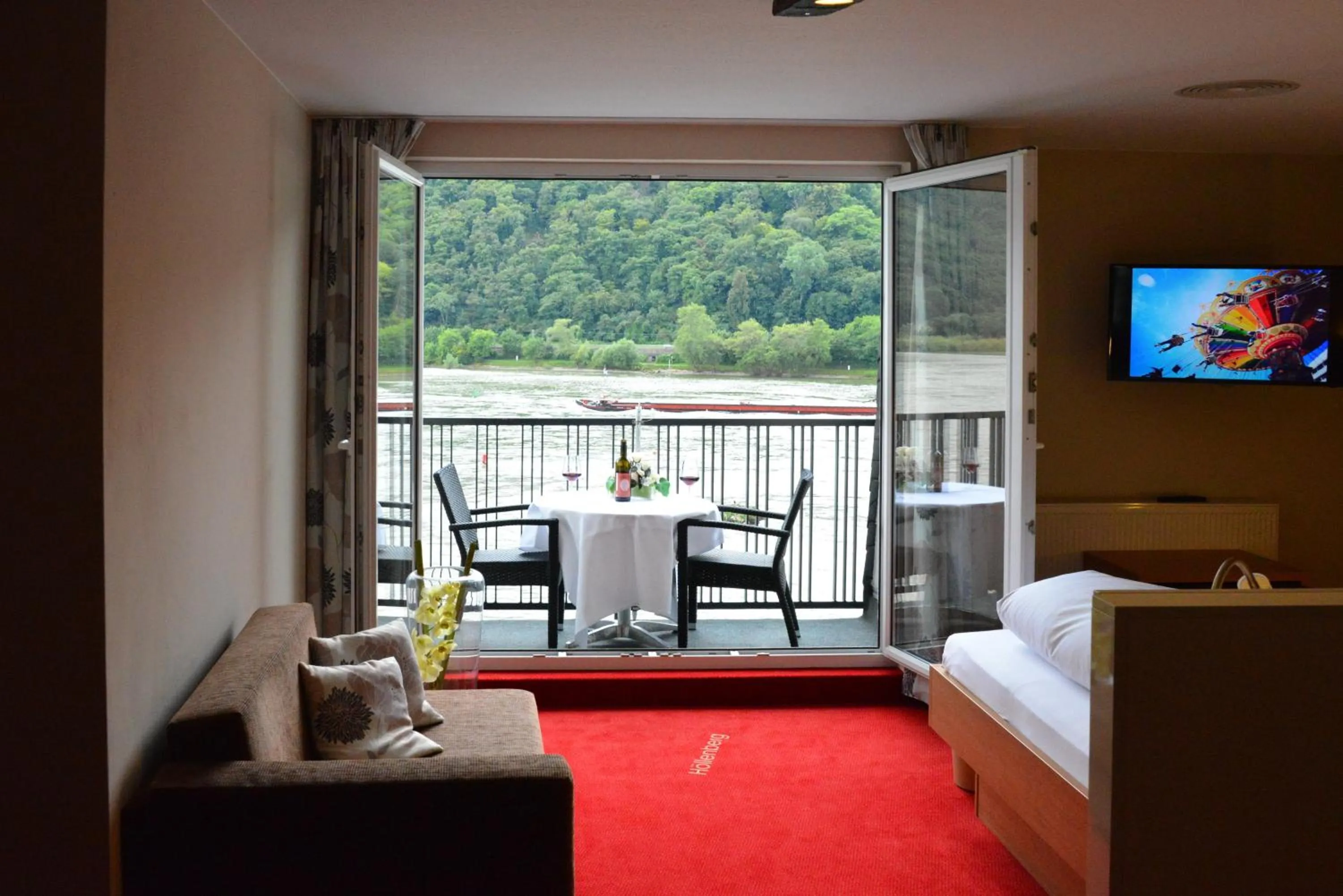 Balcony/Terrace in Rheinhotel Lamm