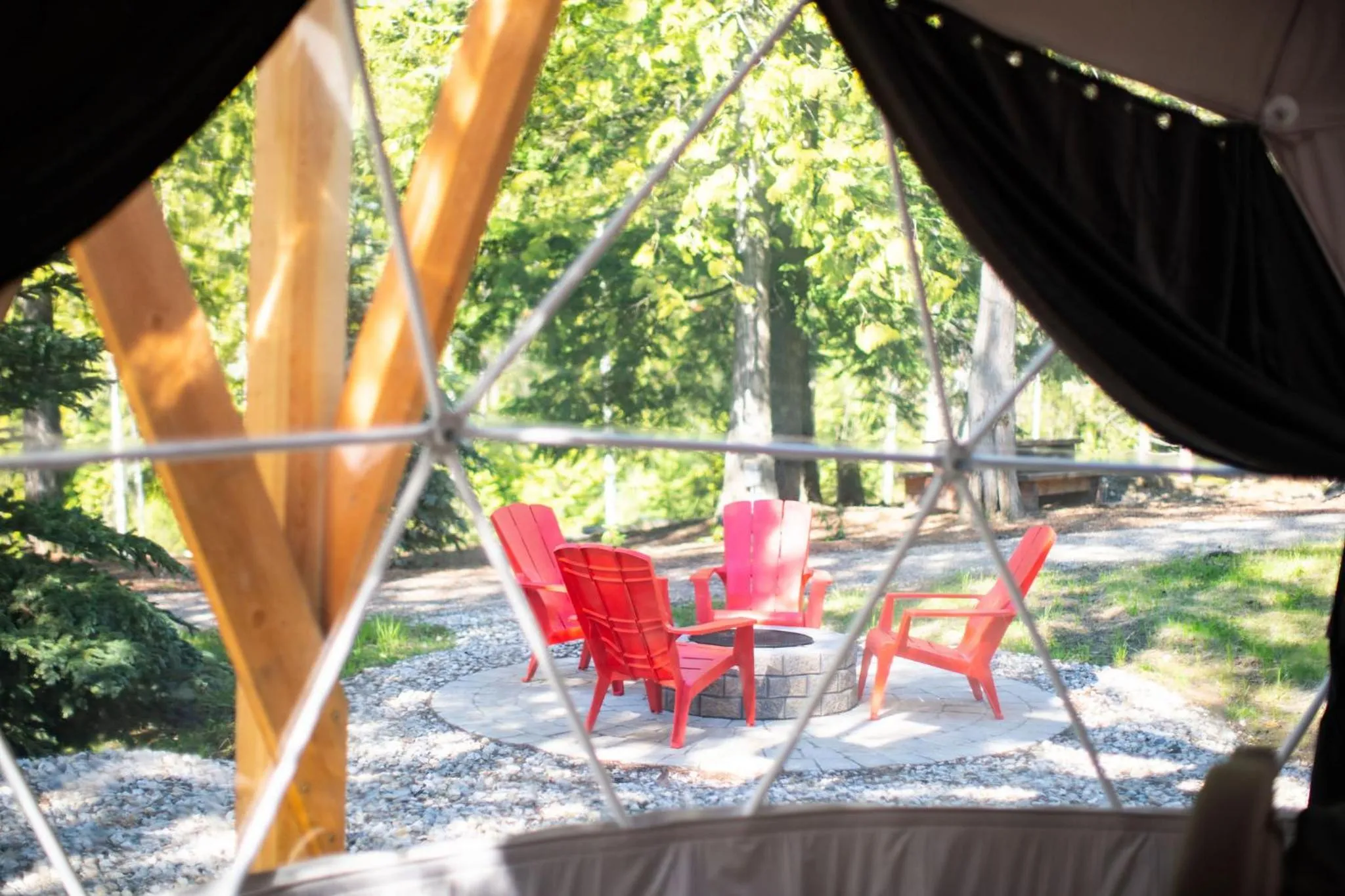 Garden view in Boulder Mountain Resort