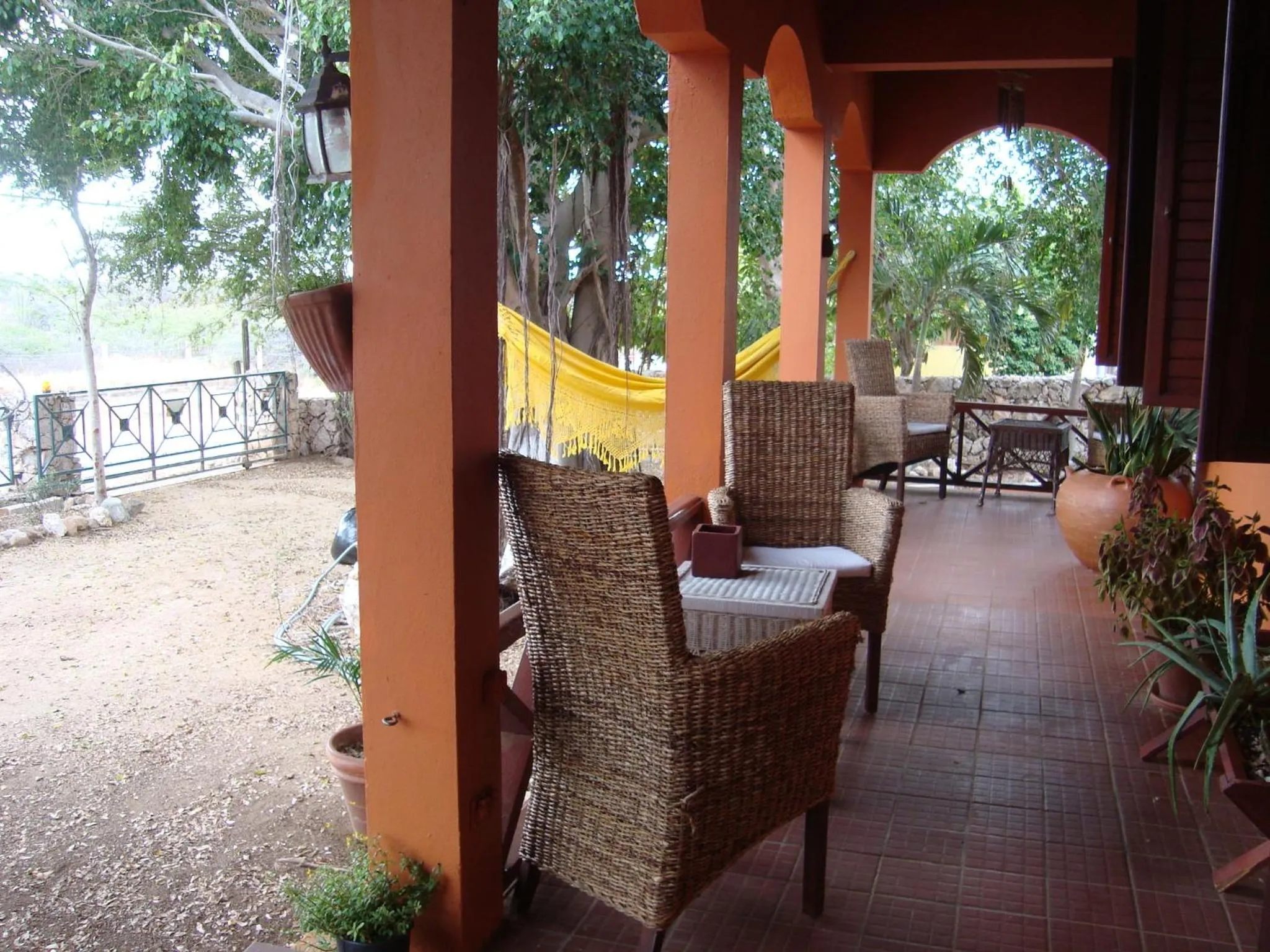 Patio in Fuego Mio Bed & Breakfast