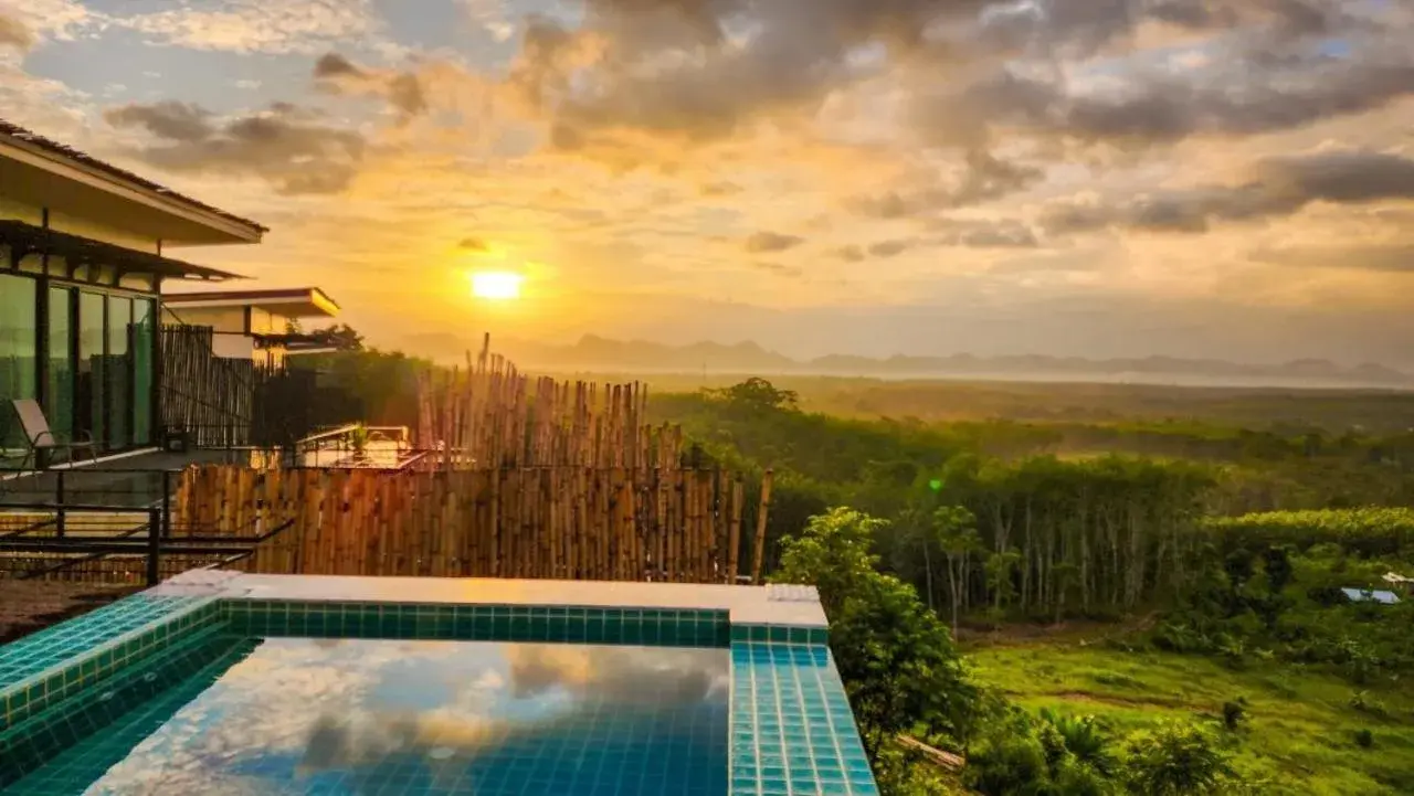Pool view in Caligo Resort Pool view in Caligo Resort
