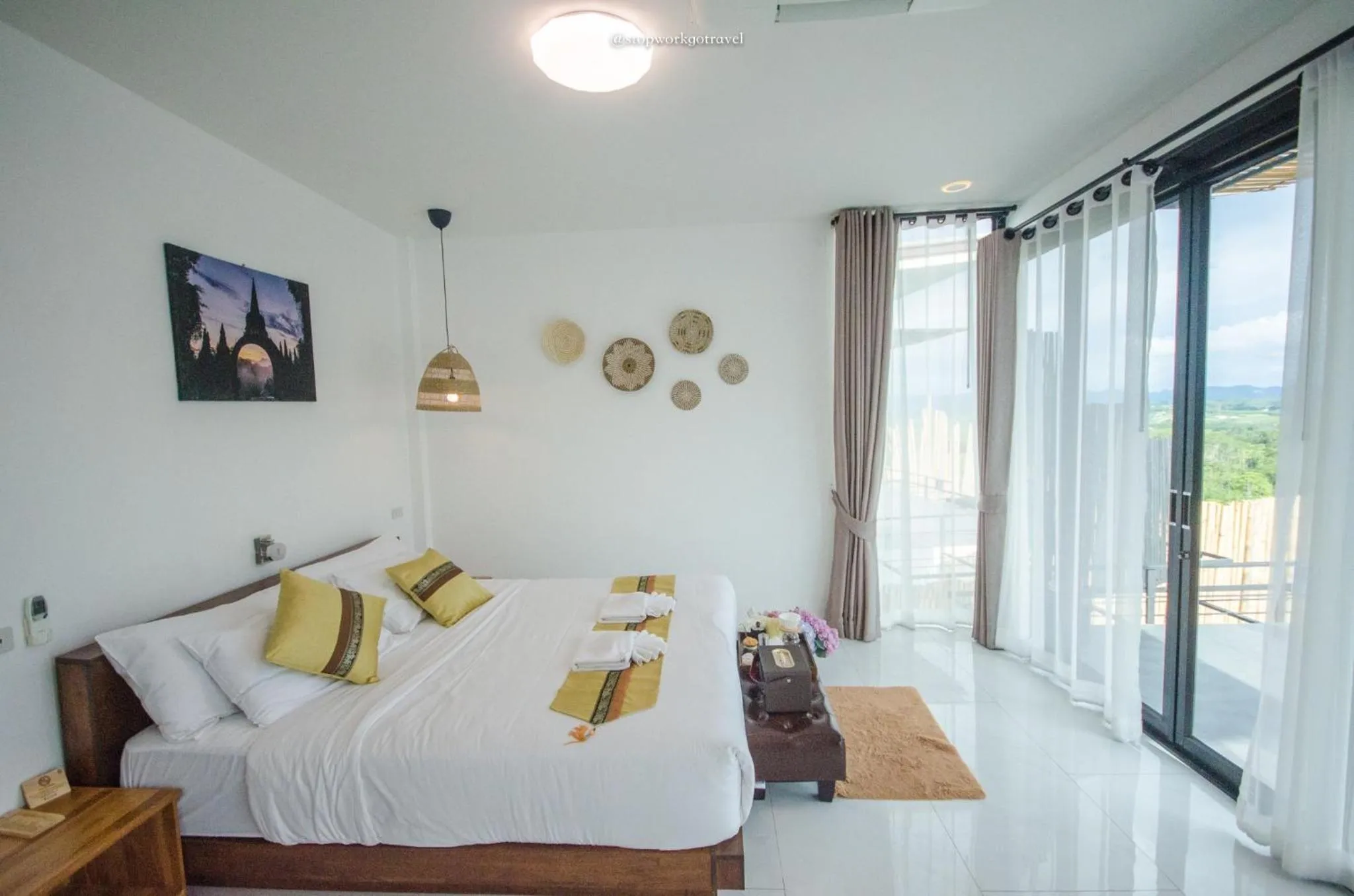 Bed in Caligo Resort