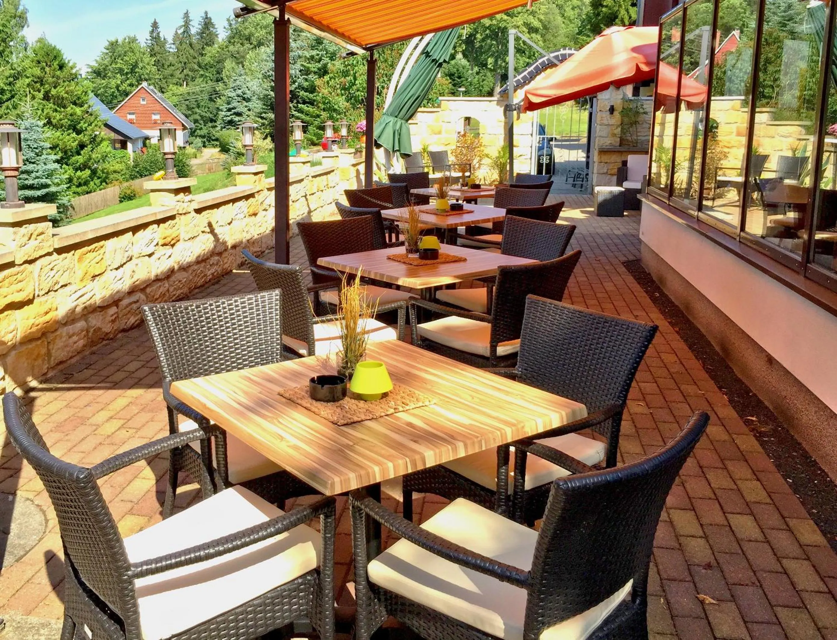 BBQ facilities in Naturhotel Gasthof Bärenfels