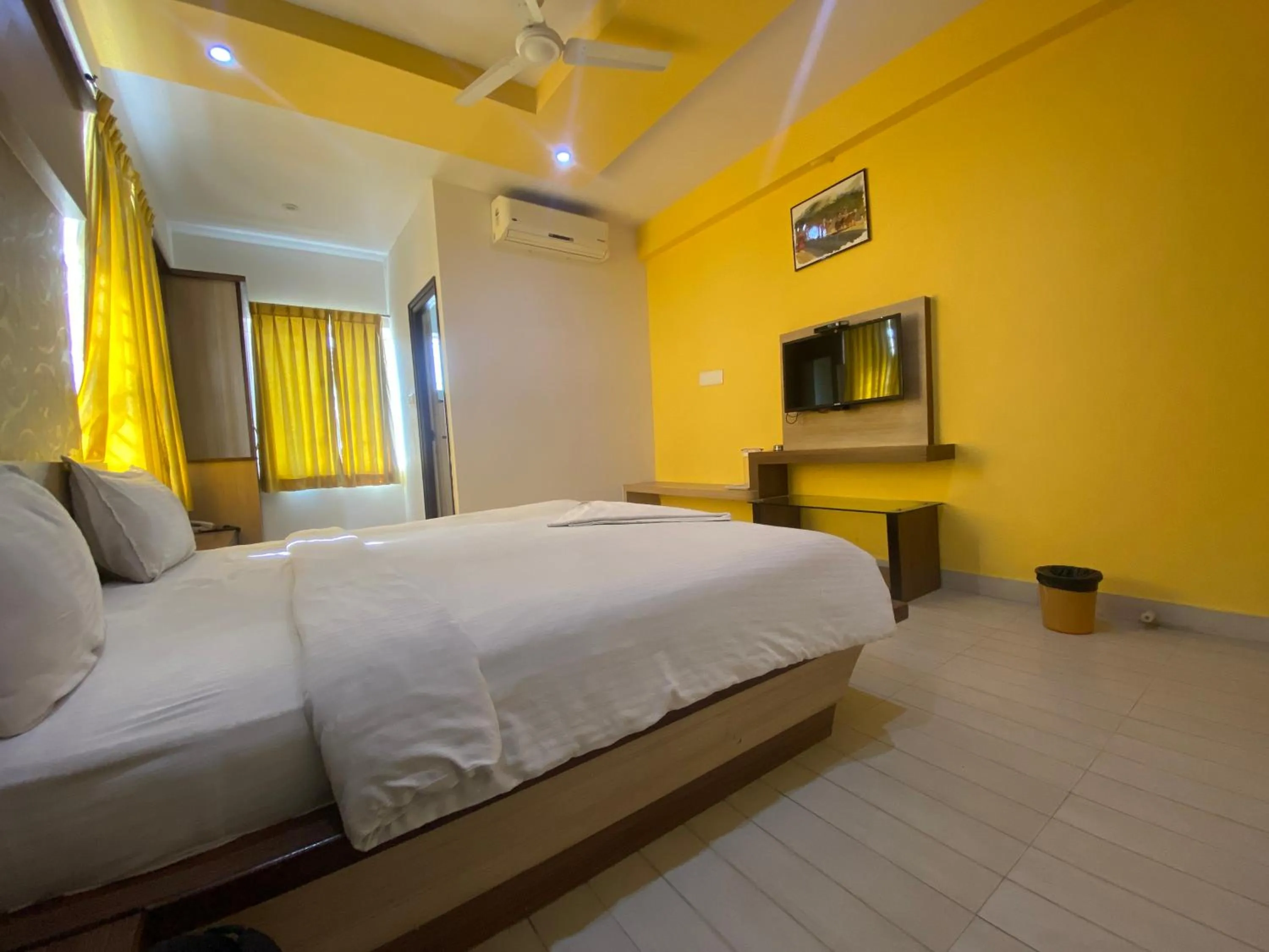 Photo of the whole room, Bed in HOTEL SRI VAARI RESIDENCY