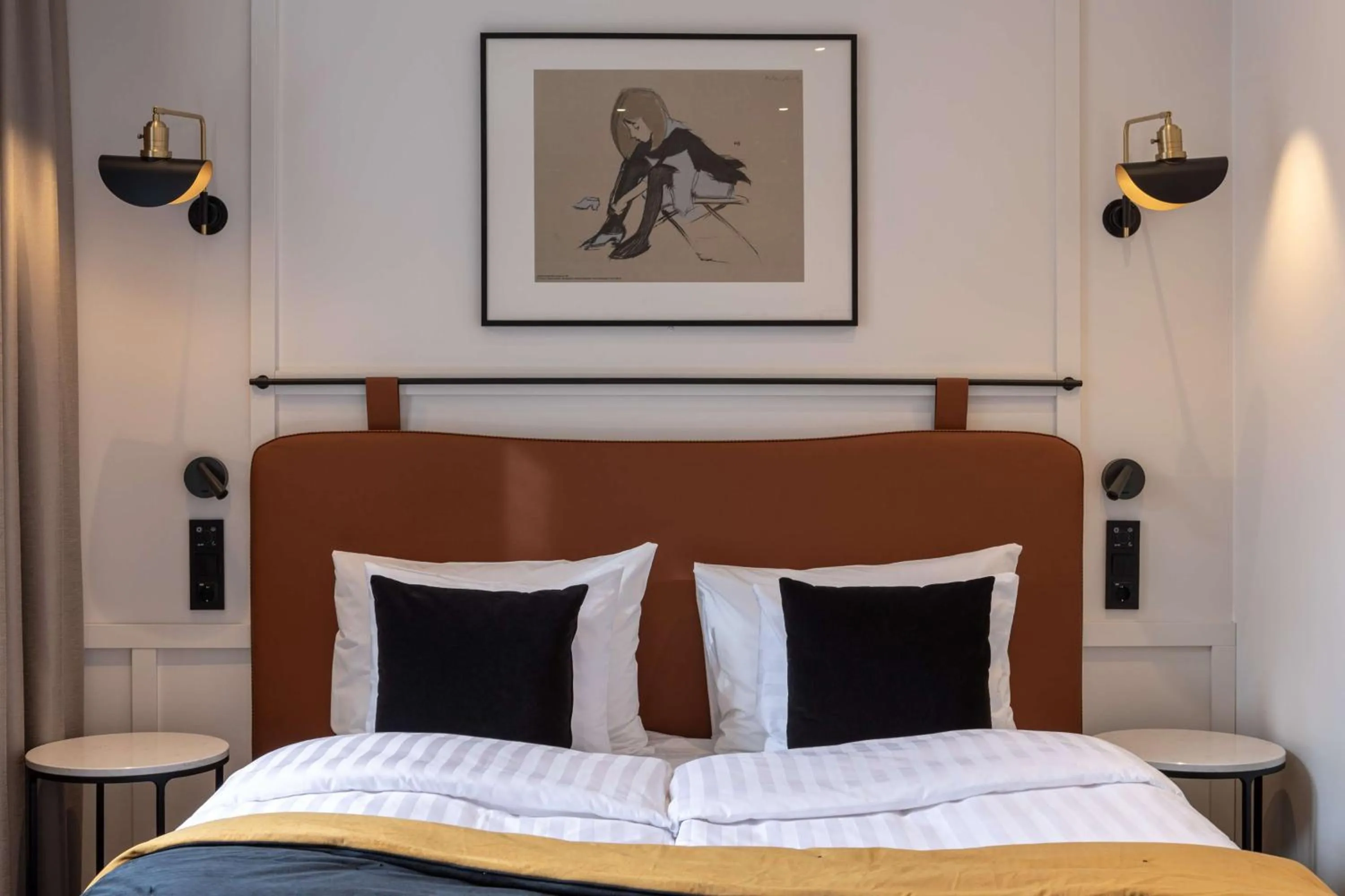 Bedroom, Bed in Scandic Grand Central Helsinki