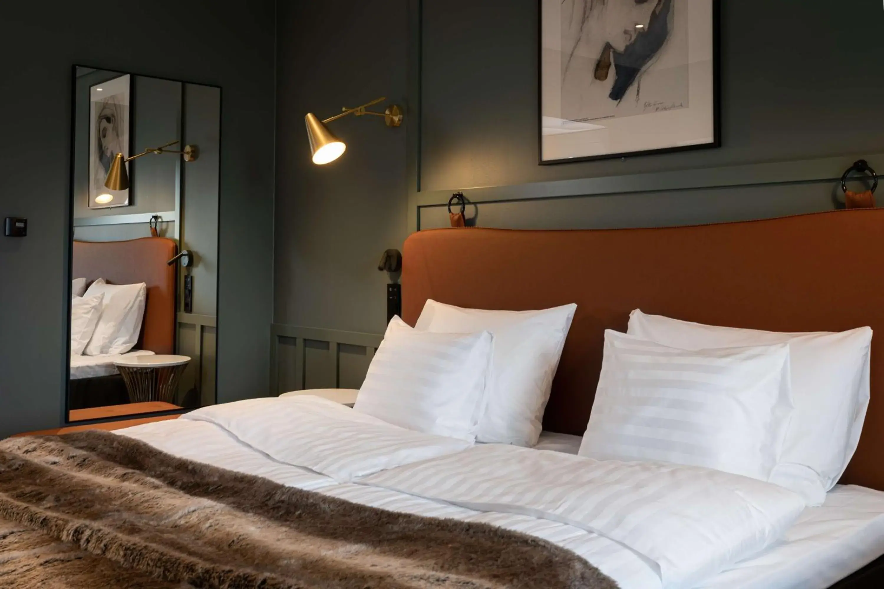 Bedroom, Bed in Scandic Grand Central Helsinki Bedroom, Bed in Scandic Grand Central Helsinki