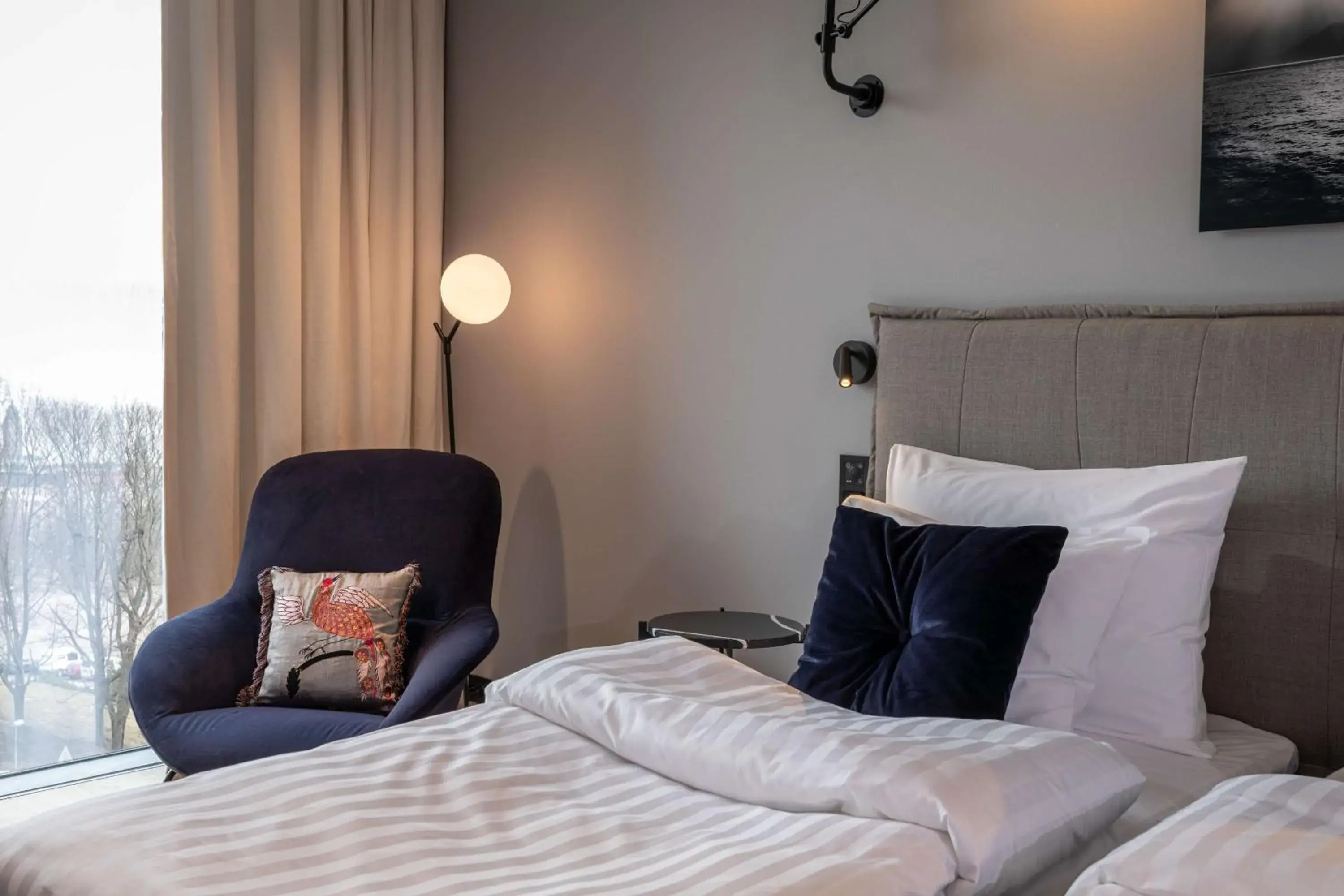 Bedroom, Bed in Scandic Grand Central Helsinki Bedroom, Bed in Scandic Grand Central Helsinki