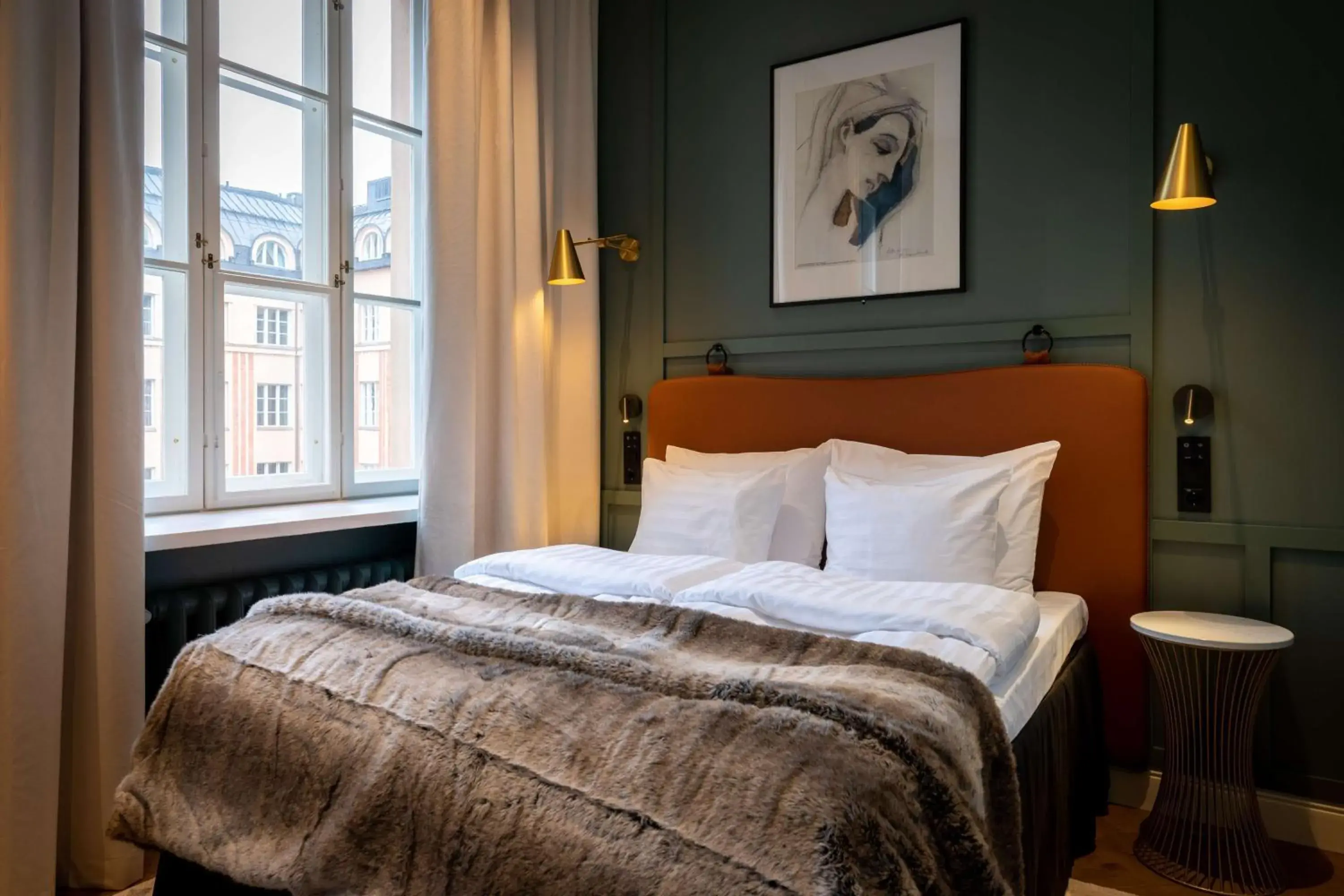 Bedroom, Bed in Scandic Grand Central Helsinki Bedroom, Bed in Scandic Grand Central Helsinki