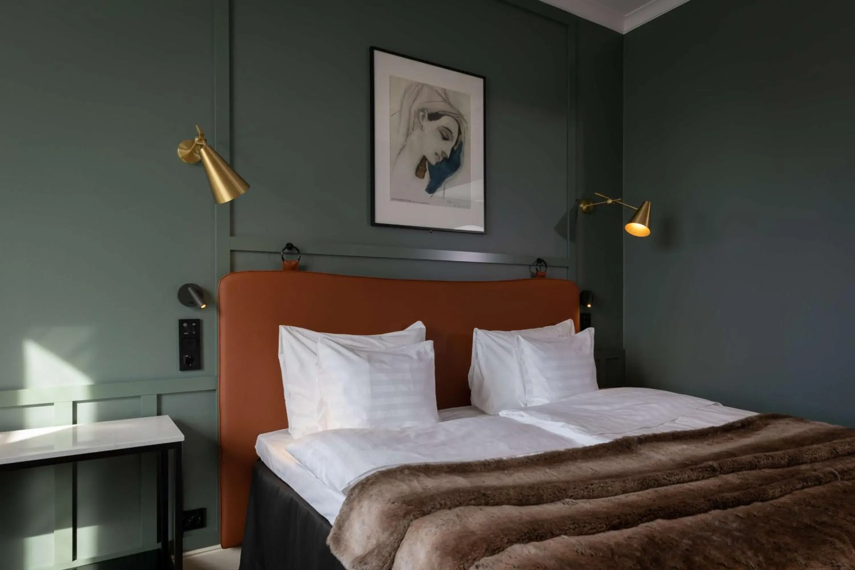 Bedroom, Bed in Scandic Grand Central Helsinki Bedroom, Bed in Scandic Grand Central Helsinki