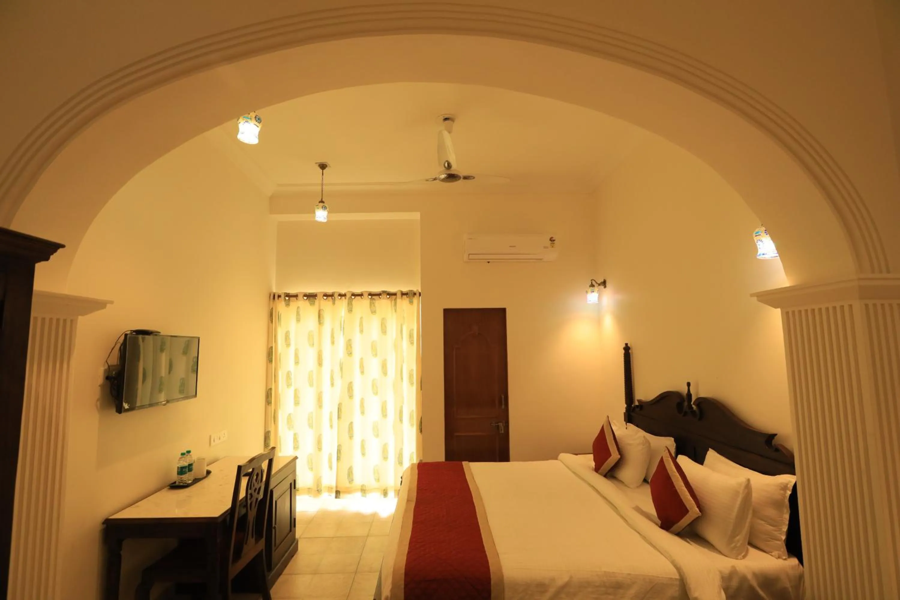Bedroom, Bed in Rangmahal Pushkar by DIV HOSPITALITY