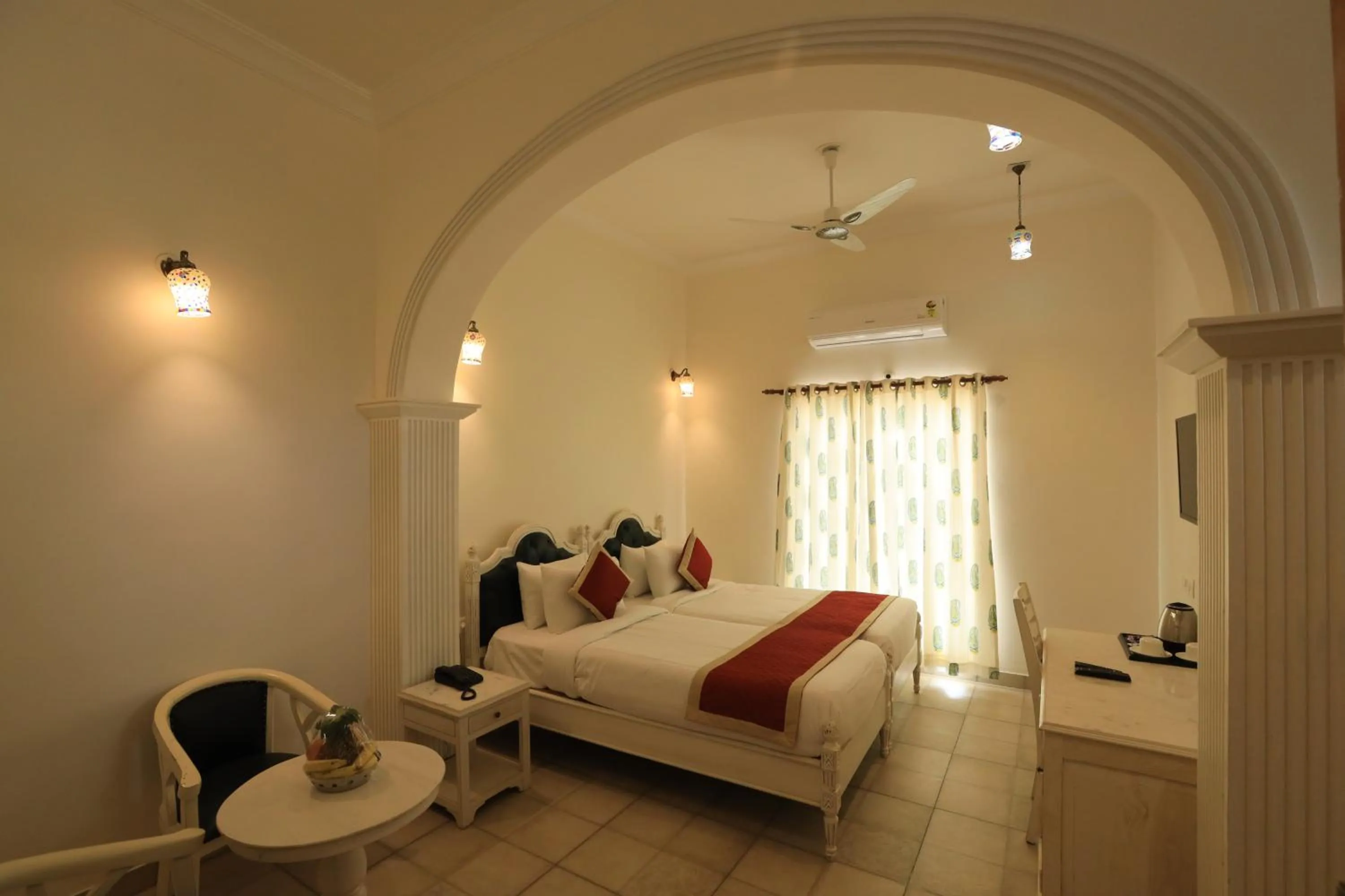 Bedroom, Bed in Rangmahal Pushkar by DIV HOSPITALITY