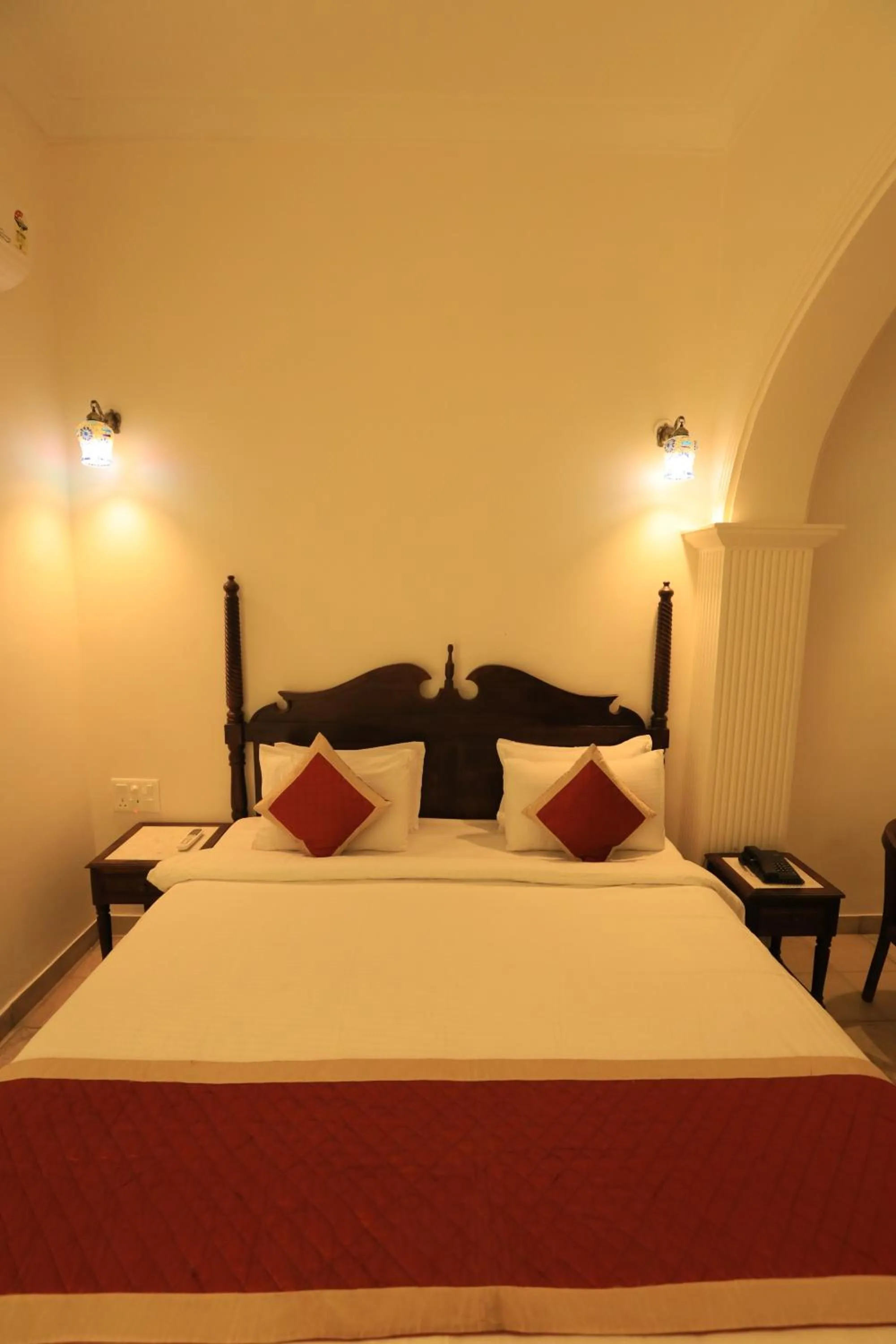 Bedroom, Bed in Rangmahal Pushkar by DIV HOSPITALITY