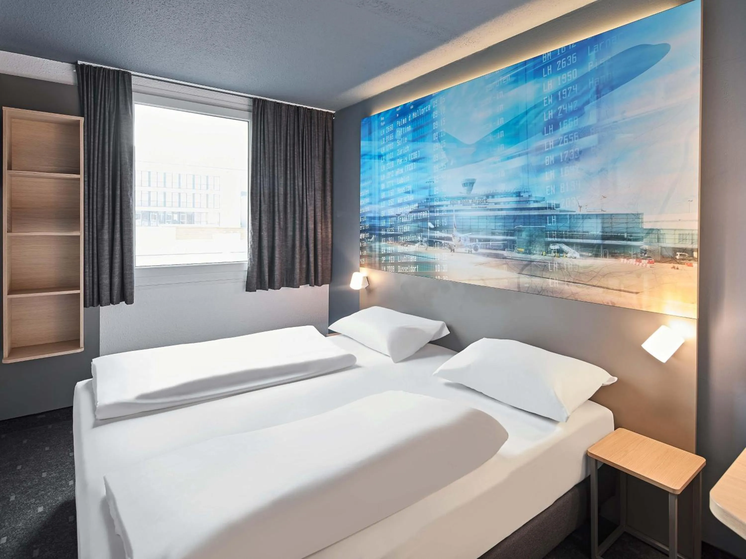 Photo of the whole room, Bed in B&B Hotel Köln-Airport